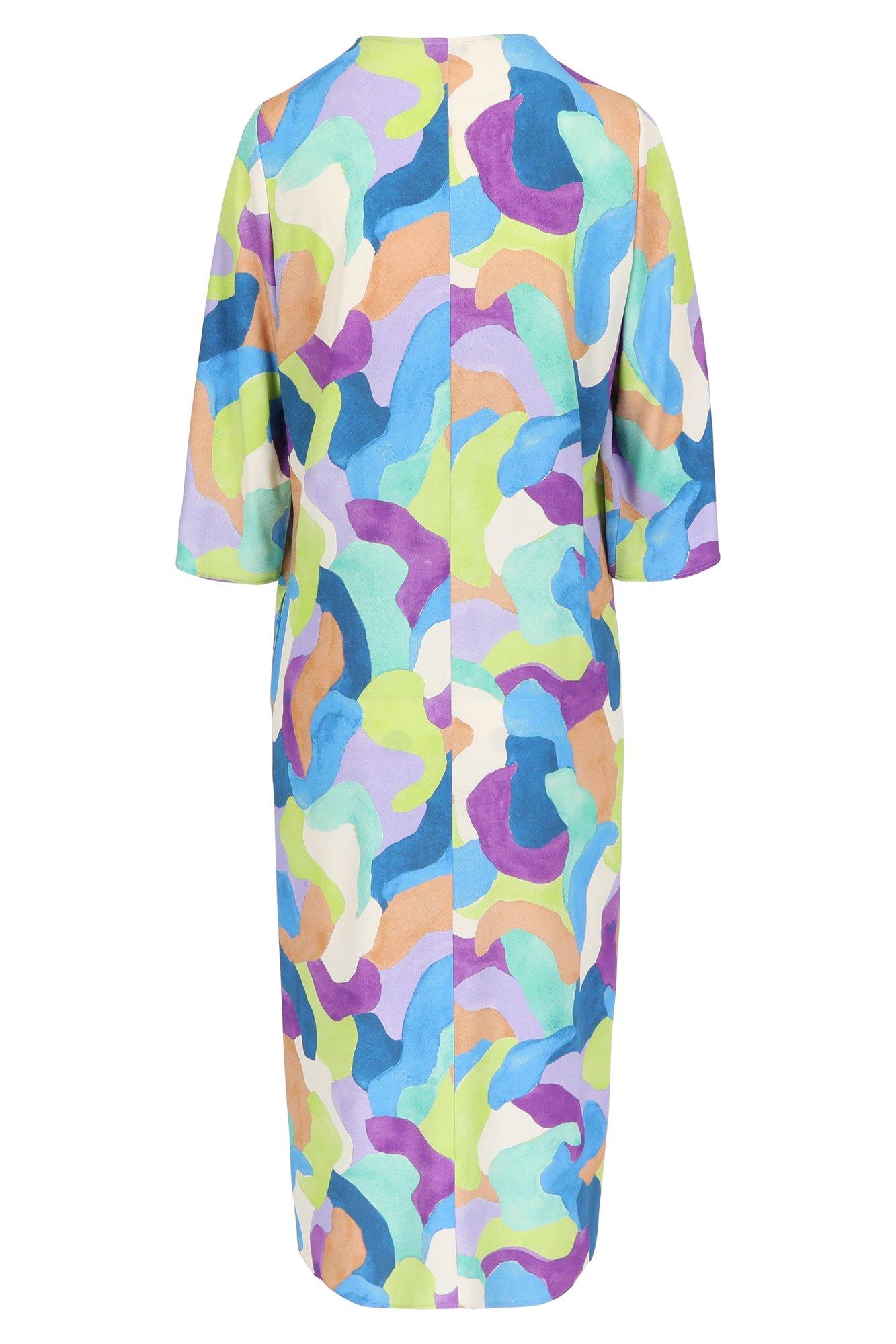 Robes - Robe mi-longue en crêpe