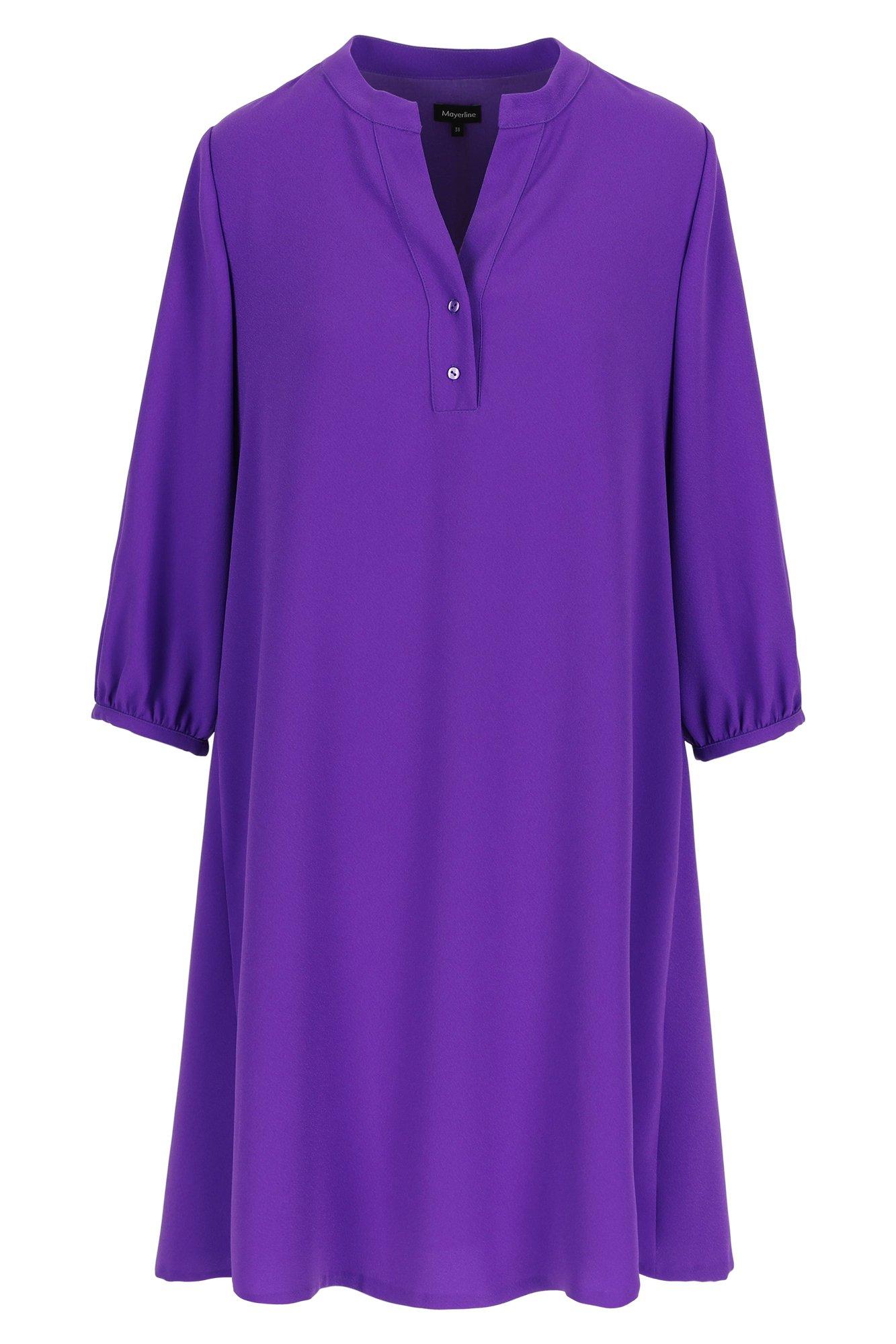 Robes - Robe évasée en crêpe