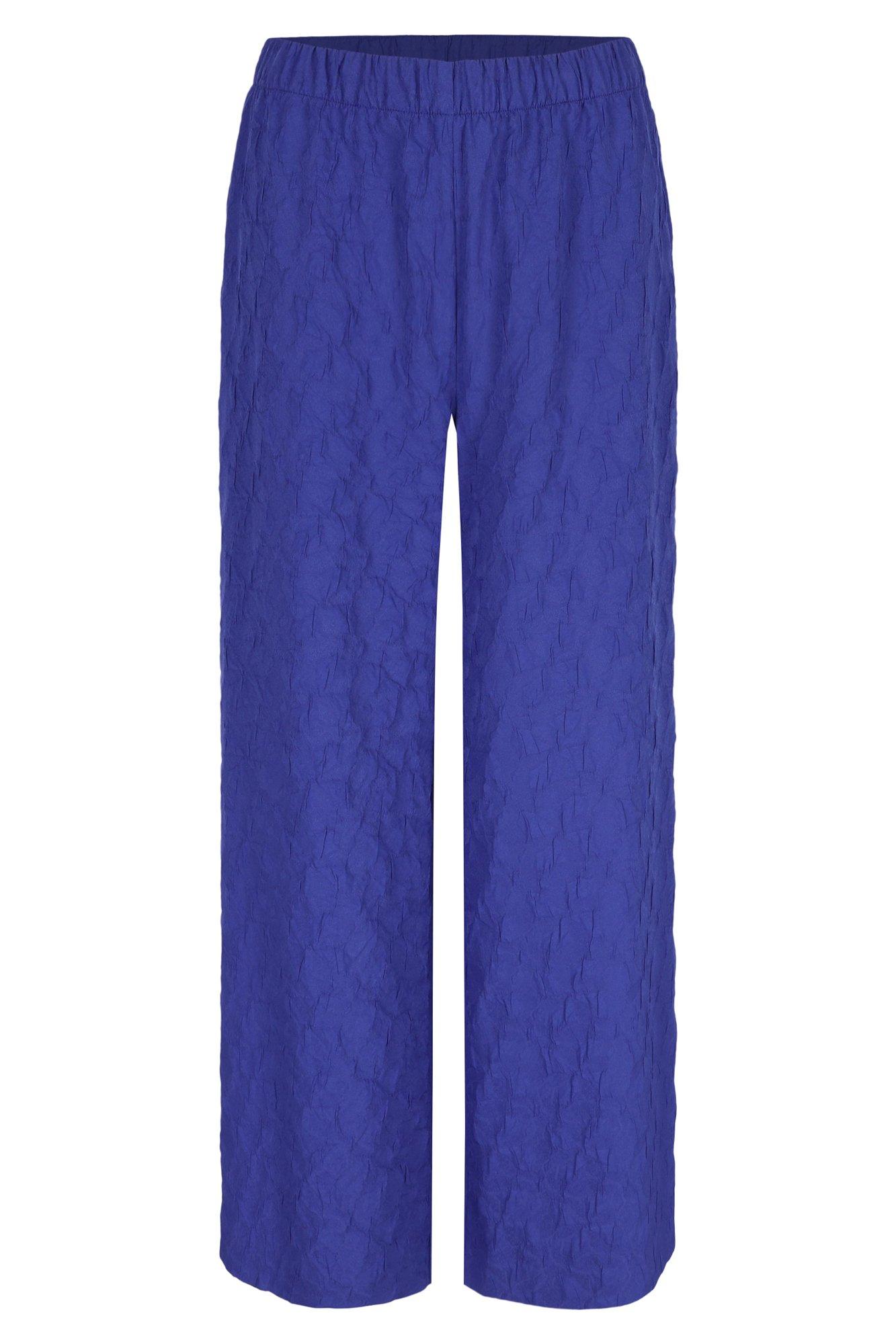 Pantalons - Pantalon large en jacquard 3D