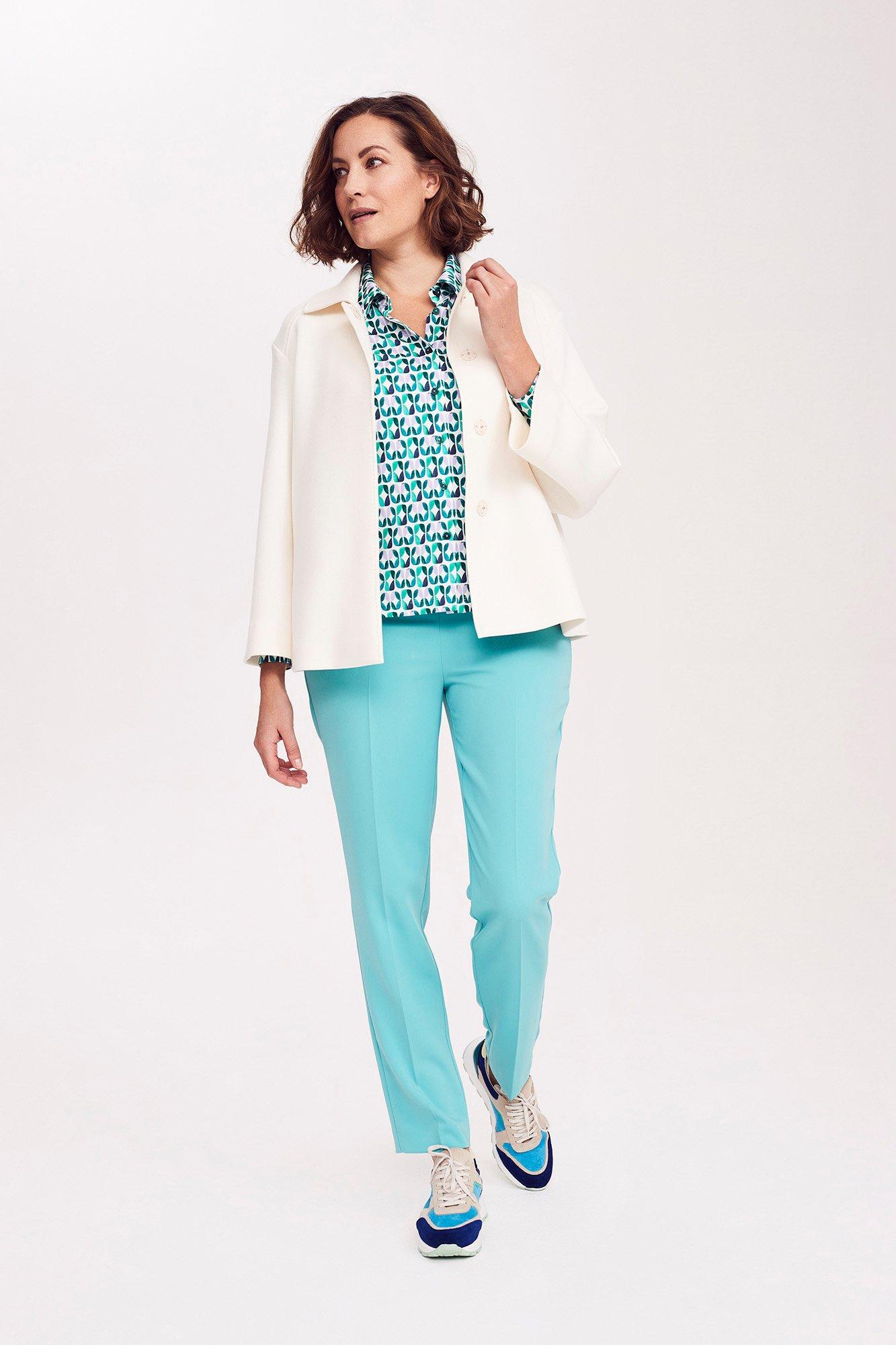 Easy care broek op elastiek - may