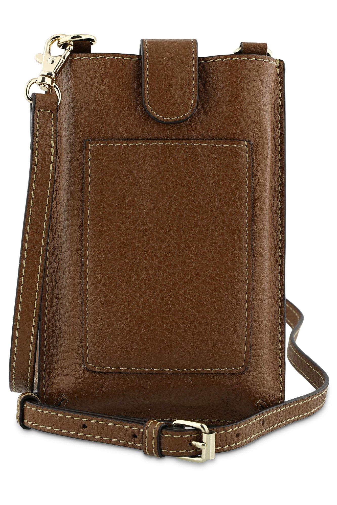 Pochette GSM en cuir grainé - null - may