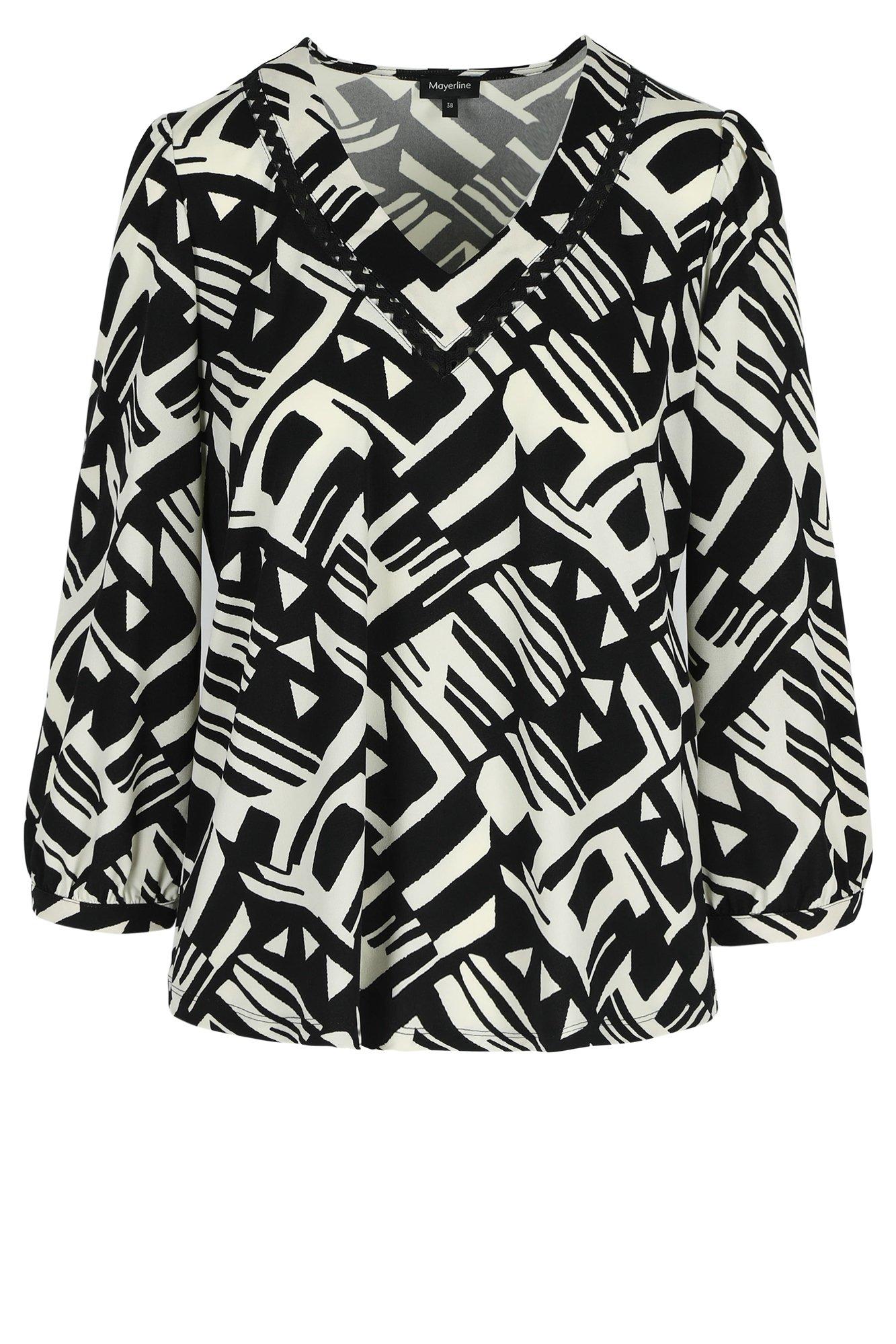 Chemises - Blouse jersey easy care extensible