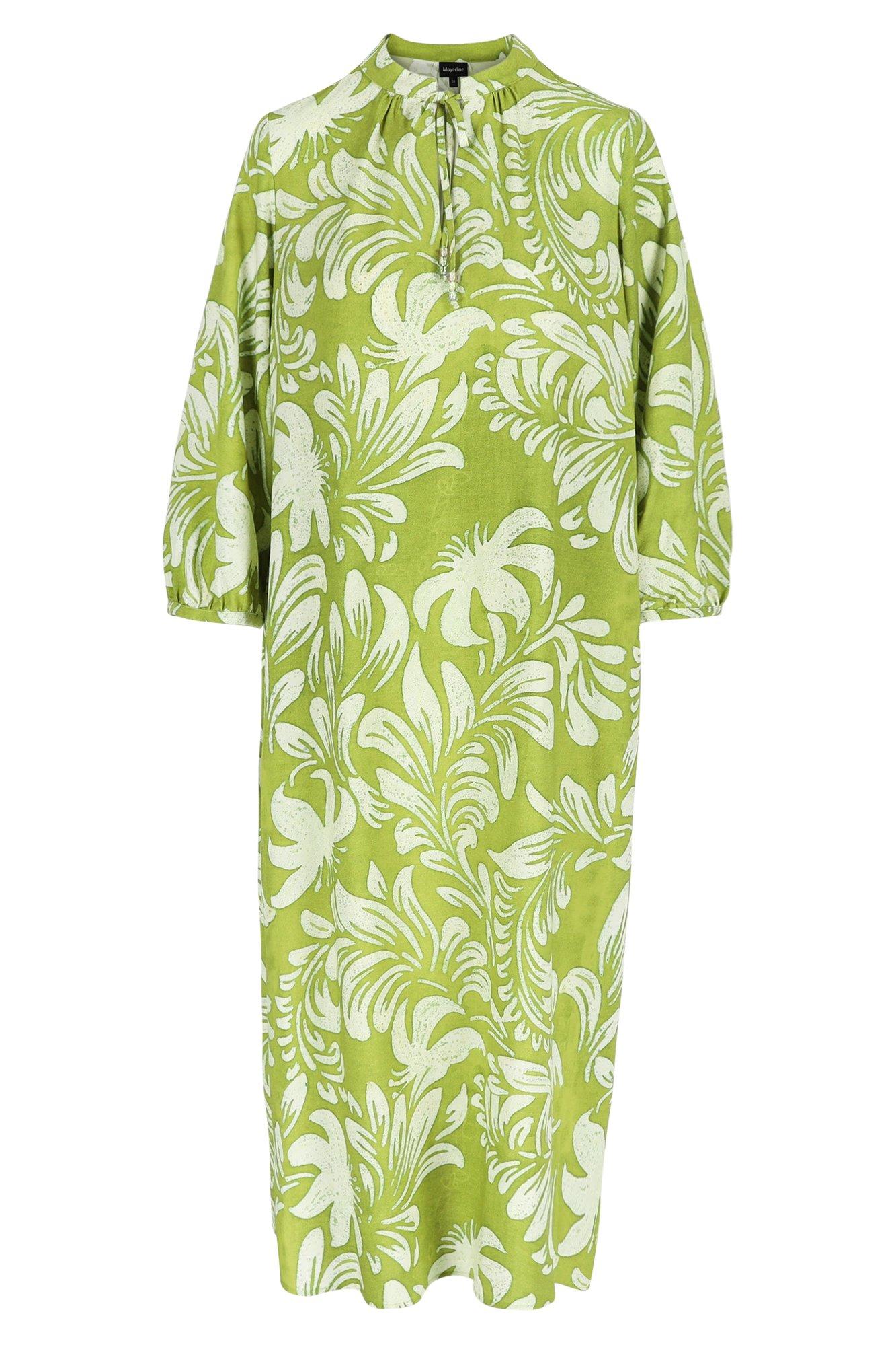 Robes - Robe caftan en mix viscose-lin