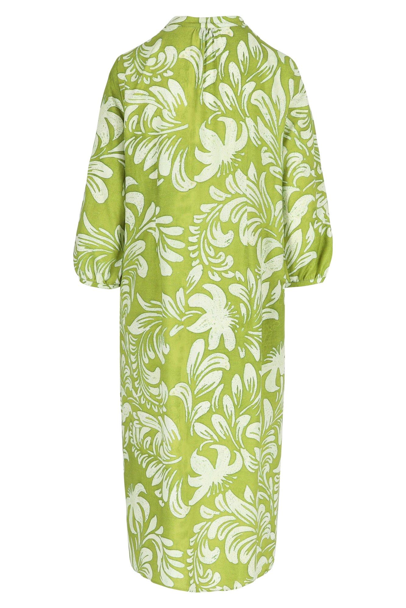 Robes - Robe caftan en mix viscose-lin