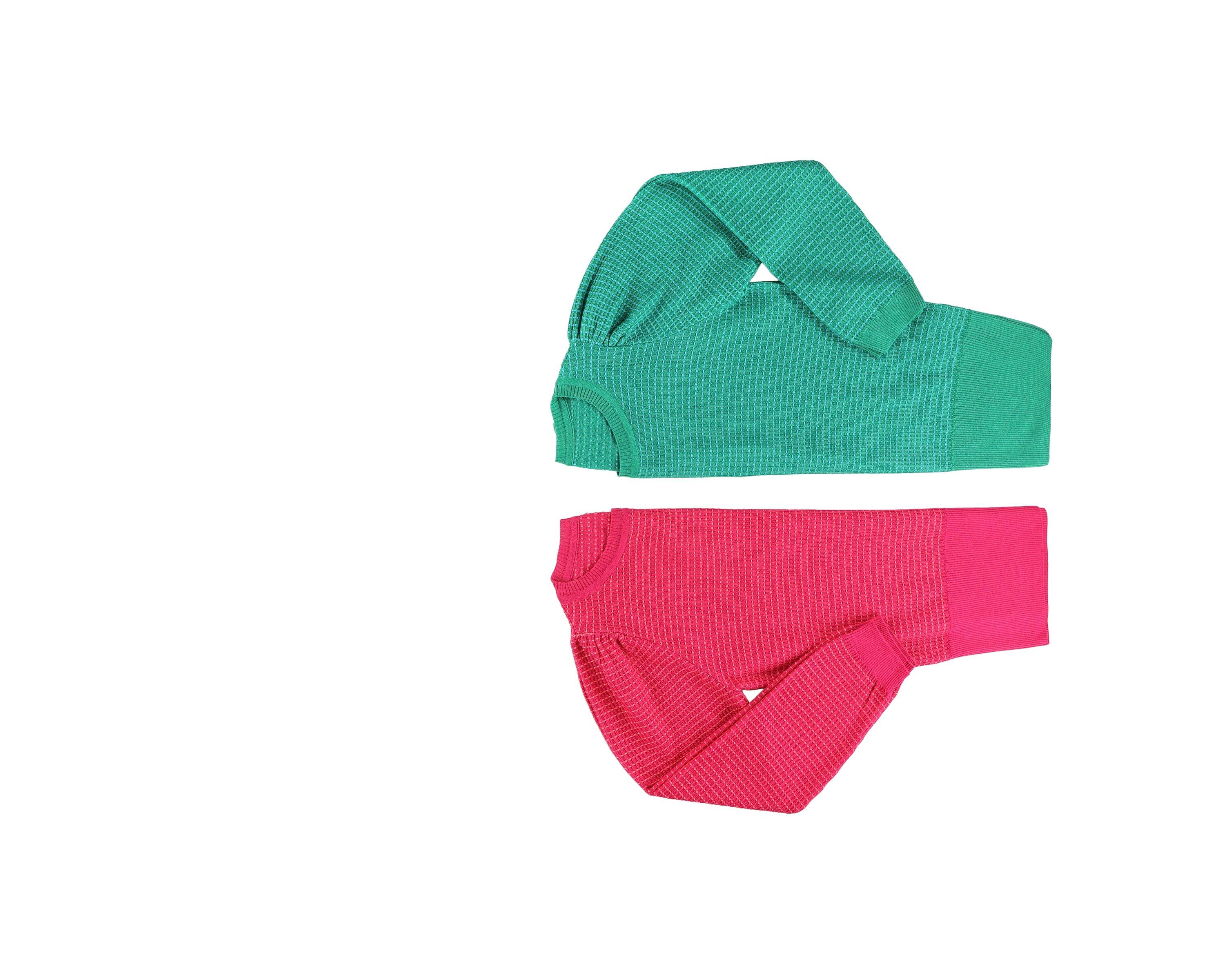 Pulls - Pull bicolore manches bouffantes