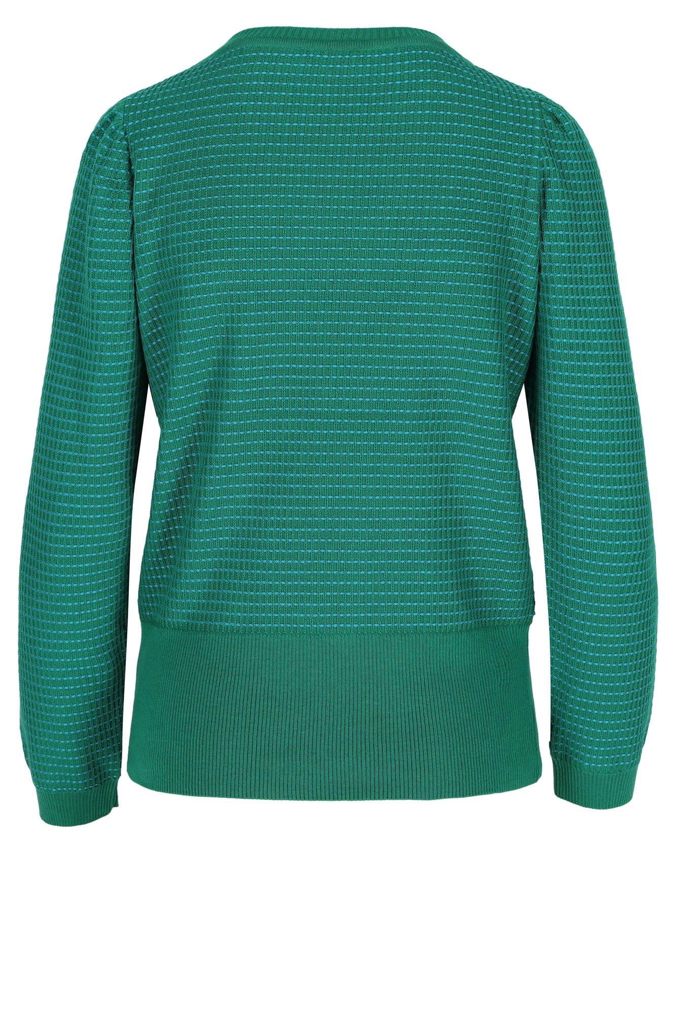 Pulls - Pull bicolore manches bouffantes