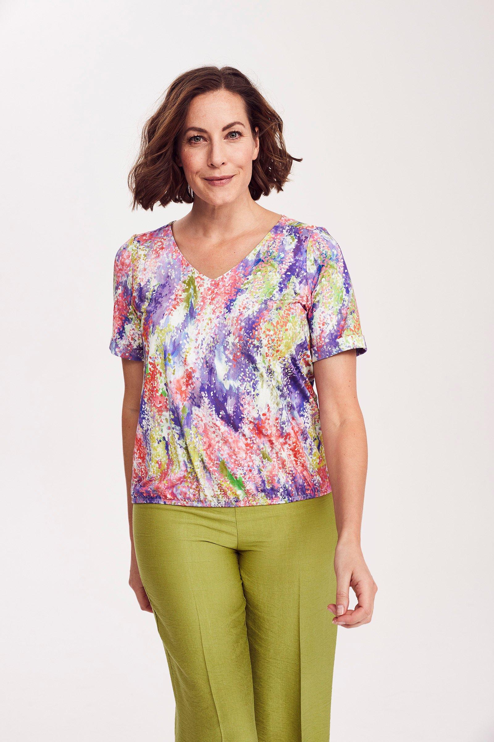 Jersey blouse op elastiek - null - may