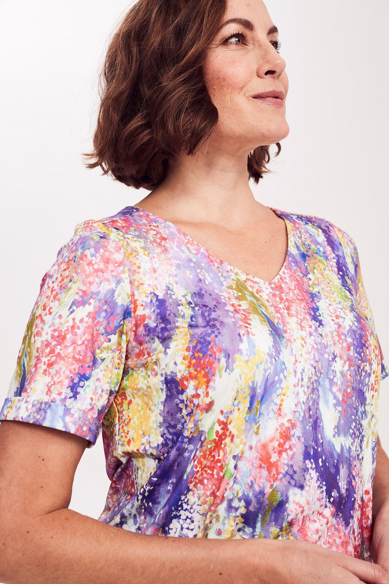Hemden - Jersey blouse op elastiek