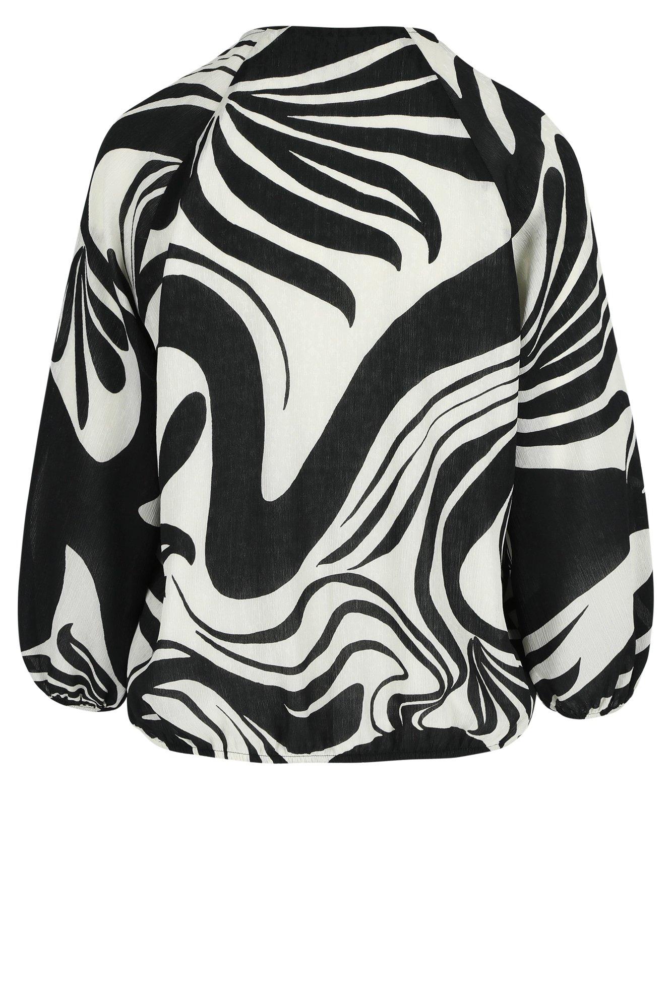 Hemden - Easy care blouse op elastiek
