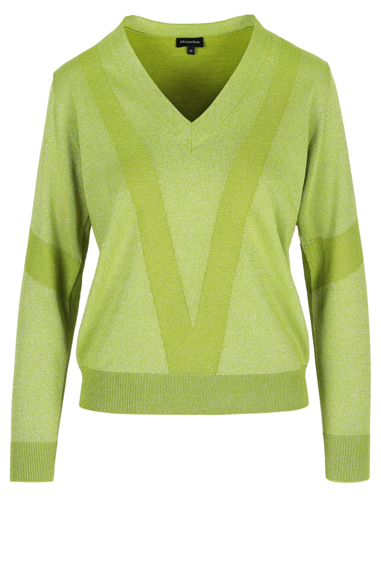 Pulls - Pull col V au motif amincissant