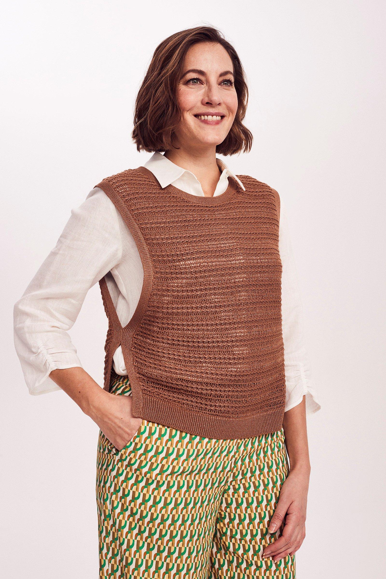 Pulls - Top  in opengewerkte steek 
