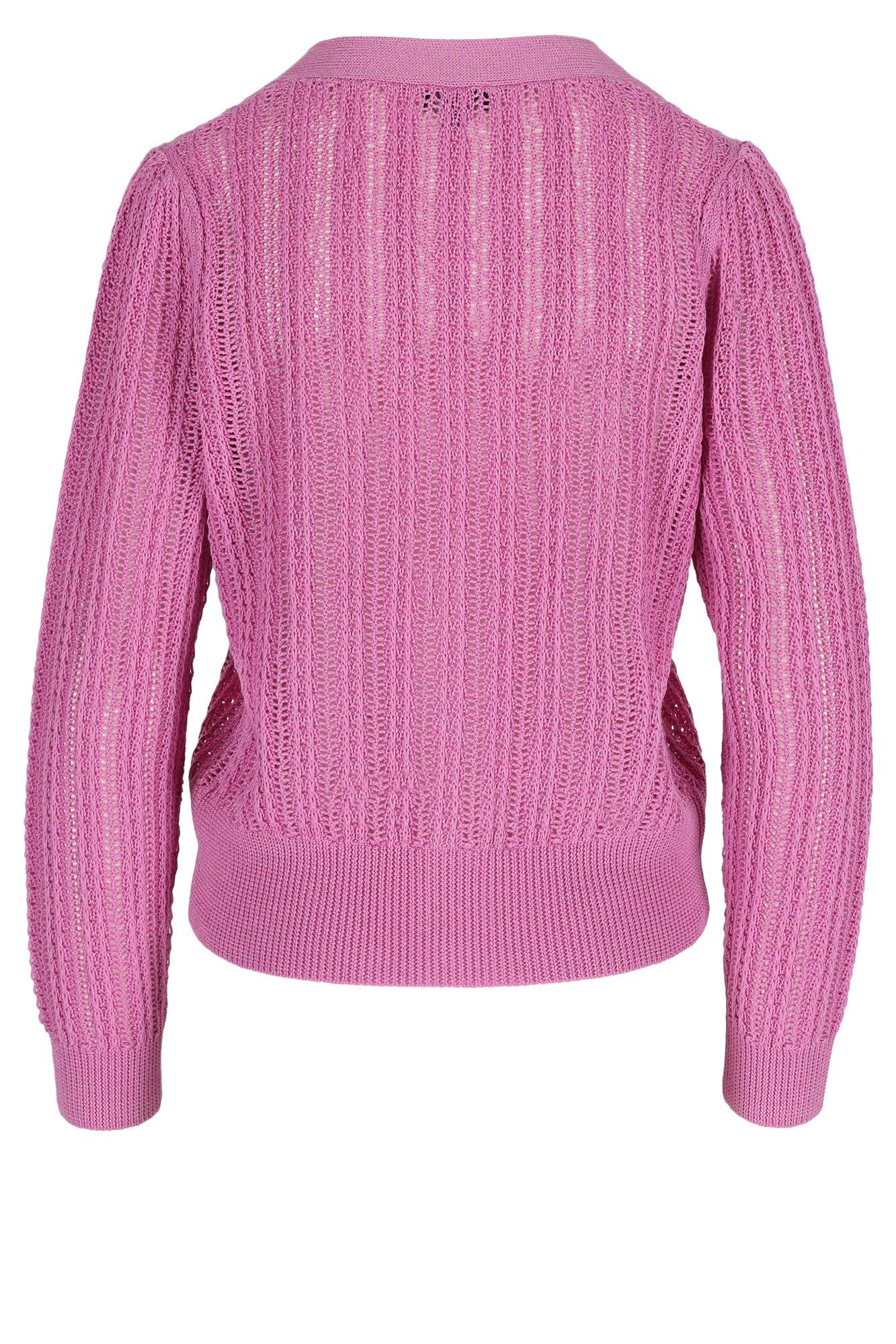Cardigans - Cardigan court en mélange viscose