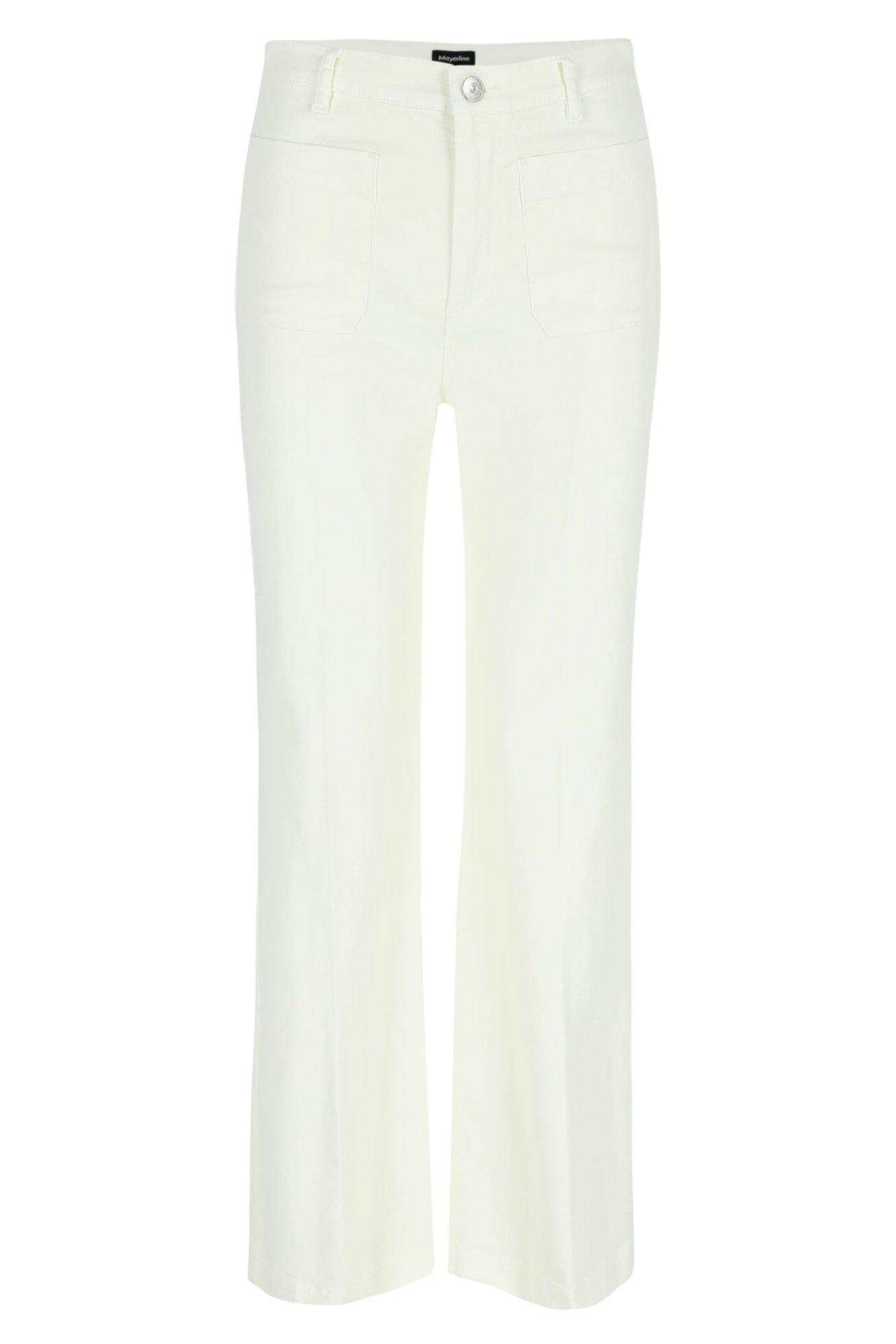 Broeken - Flared broek in denim