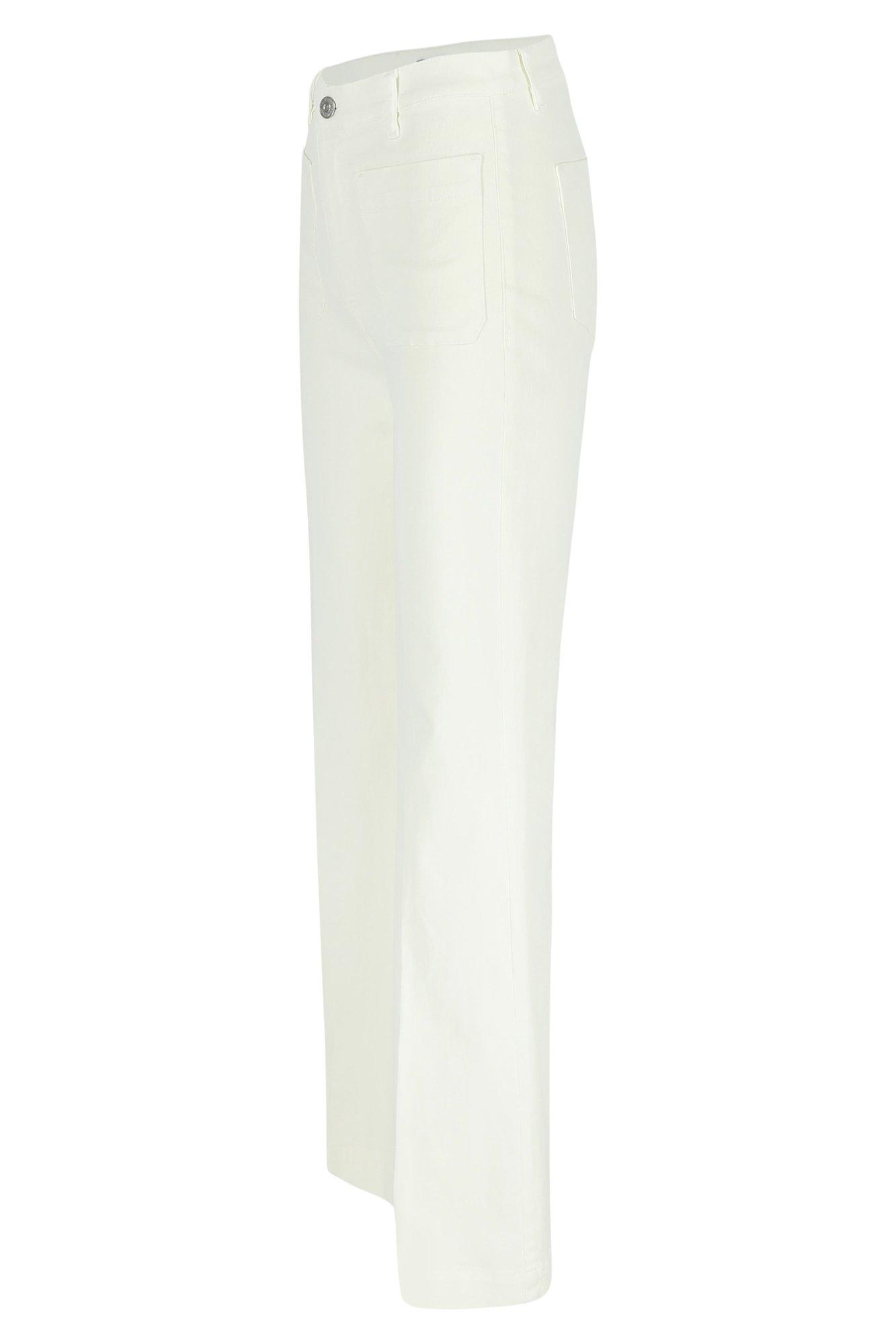 Broeken - Flared broek in denim