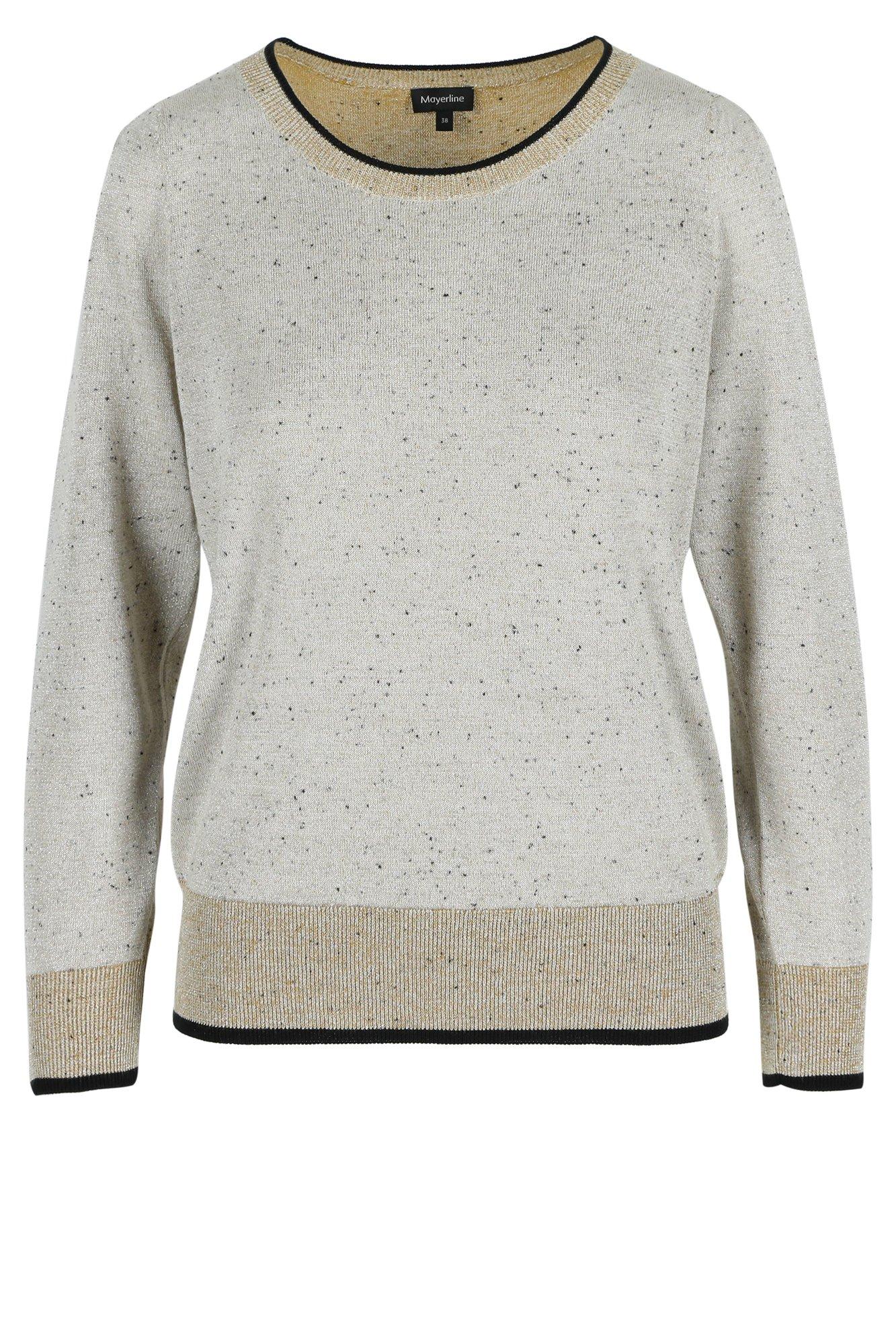 Pulls - Pull en lurex bord contrastant