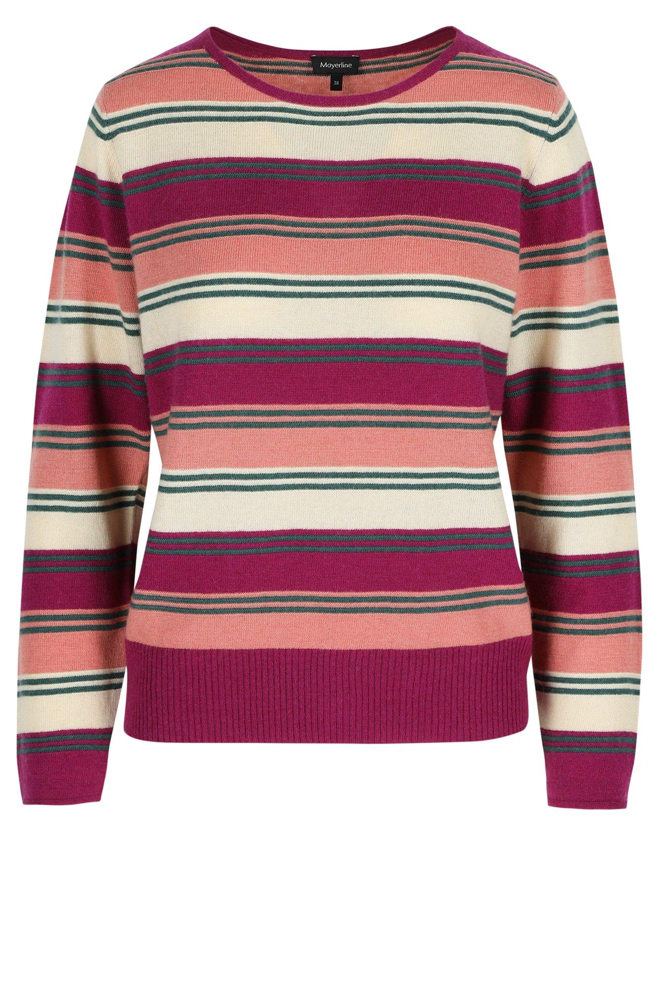 Pulls - Pull fin à rayures multicolores