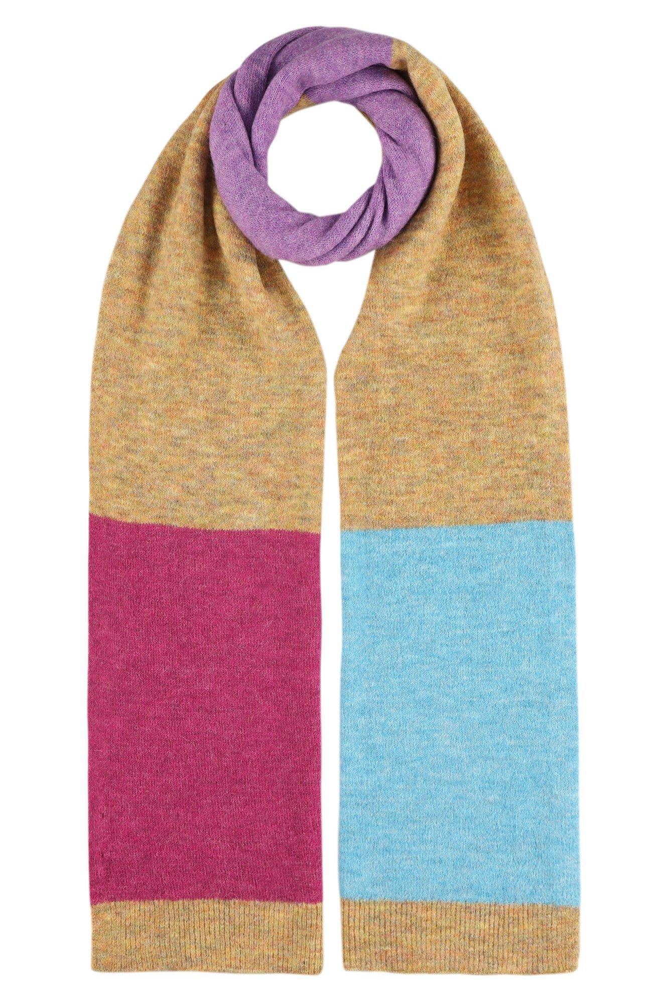 Colourblockingsjaal in mohairmix - null - may