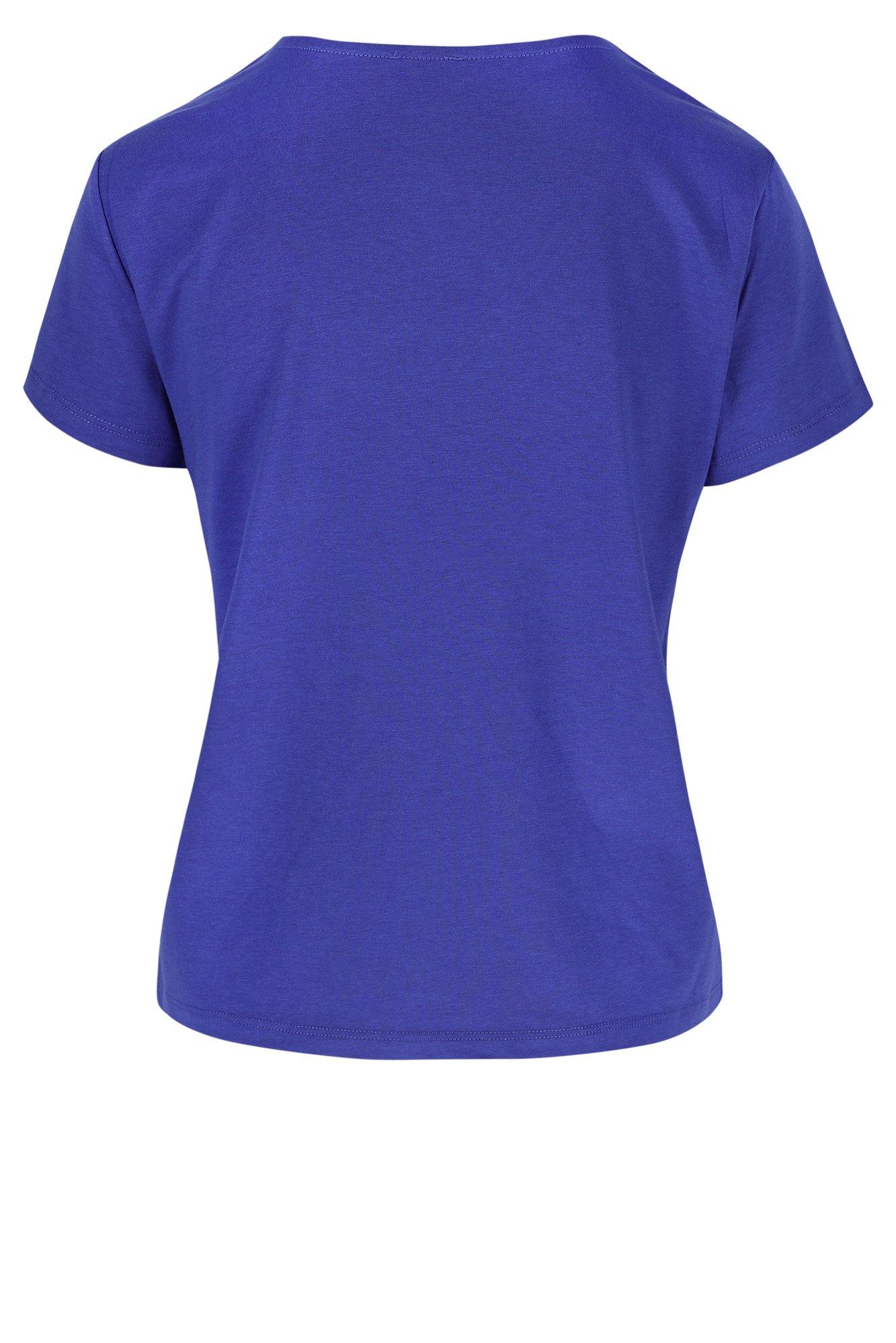 Sweatvest - T-shirt in katoenmix met stretch