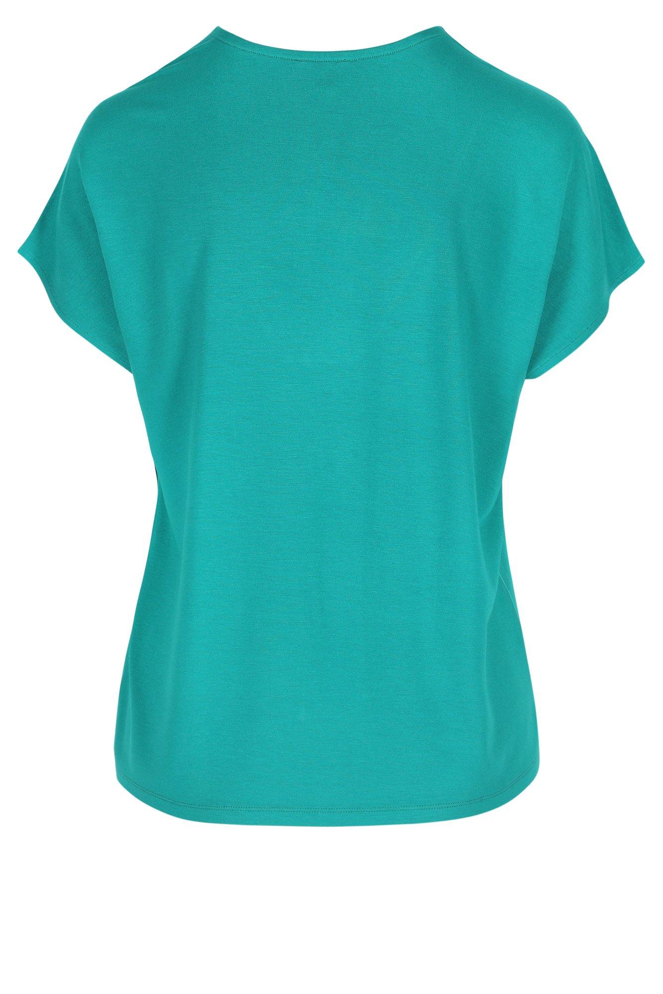 Sweatvest - Blouse T-shirt en satin col V