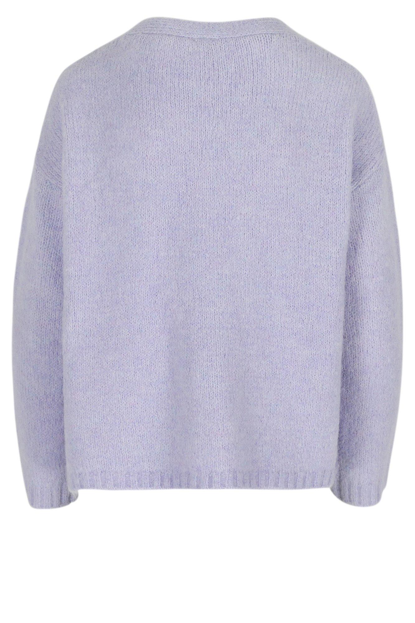 Cardigan - Cardigan chiné en look mohair