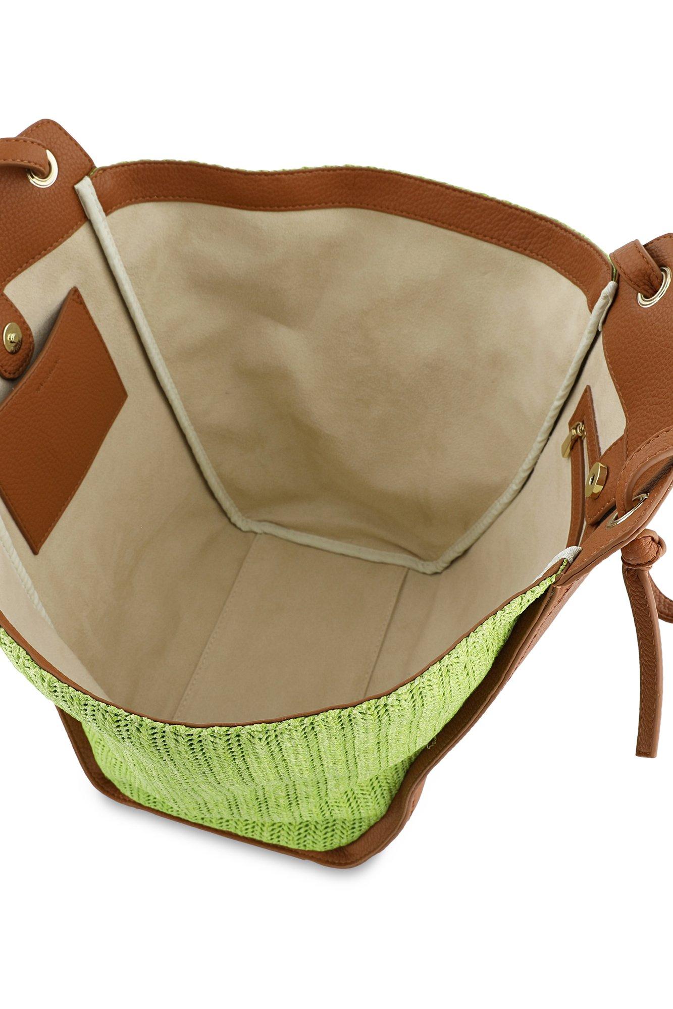 Babyspulletjes - Meerkleurige raffia shopper