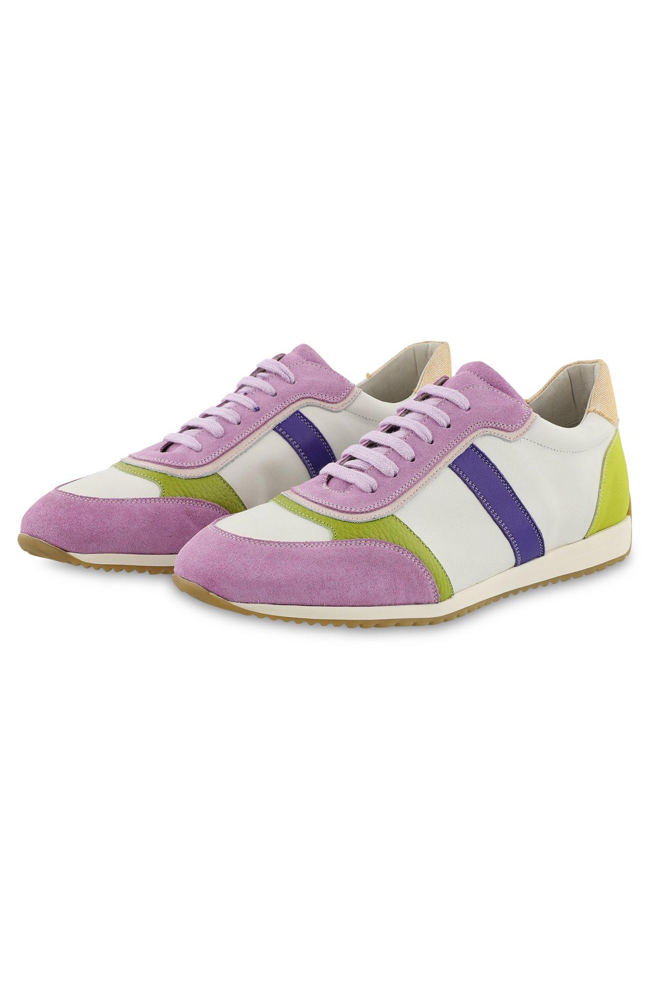 Schoenen - Multicolour sneakers in leer en nubuck