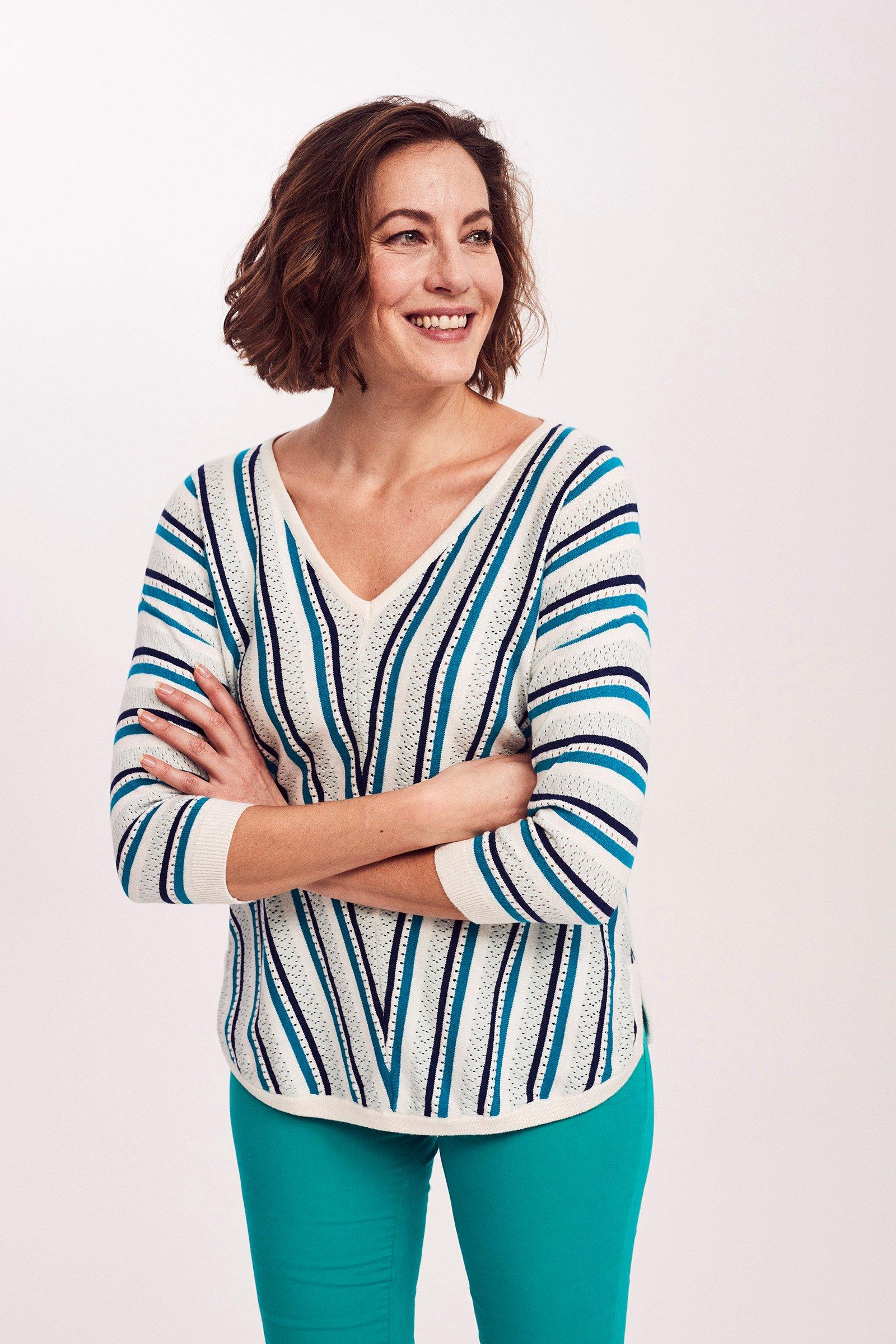 Pull en mélange coton et cachemire - may