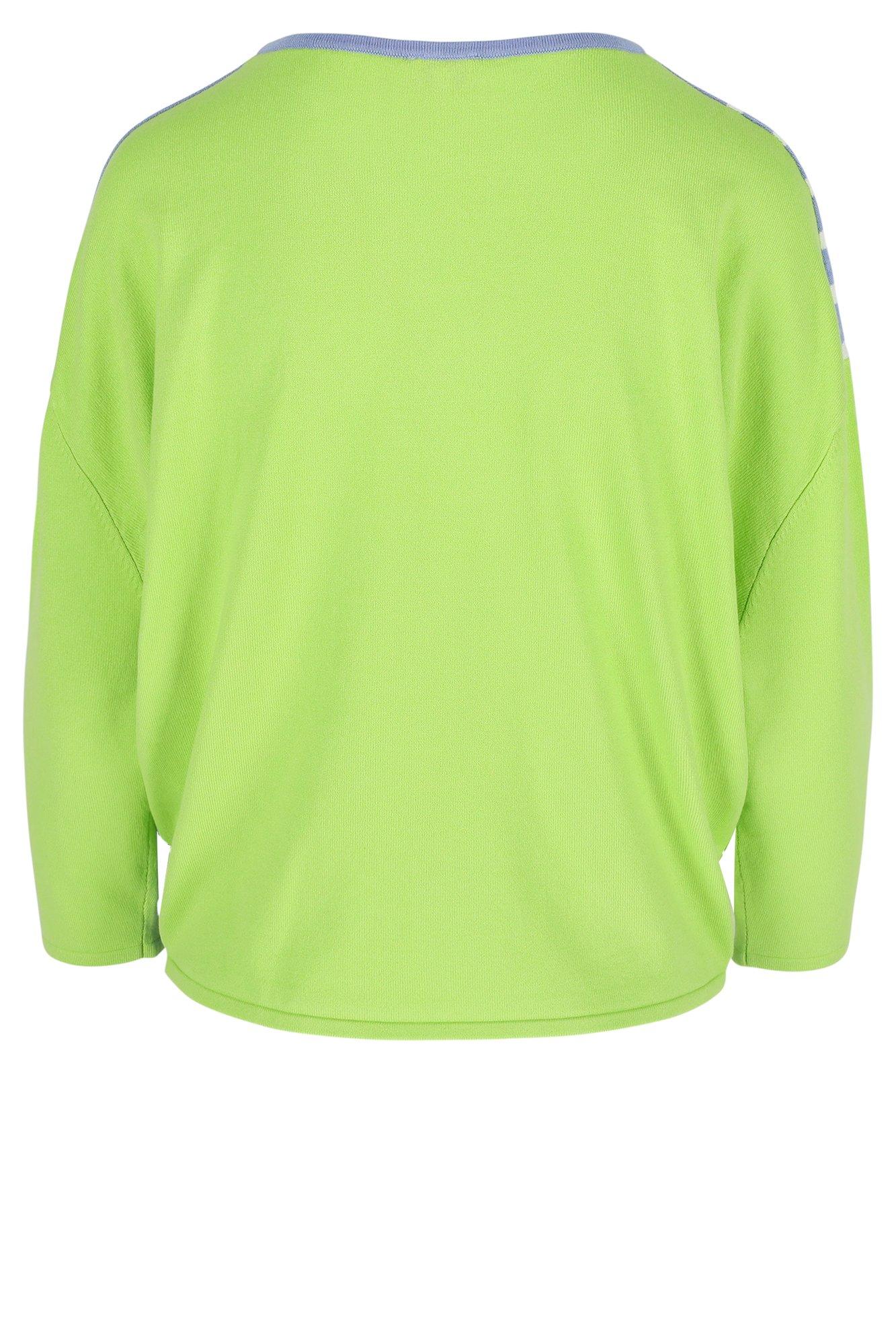 Pulls - Pull colour blocking en bleu et citron vert