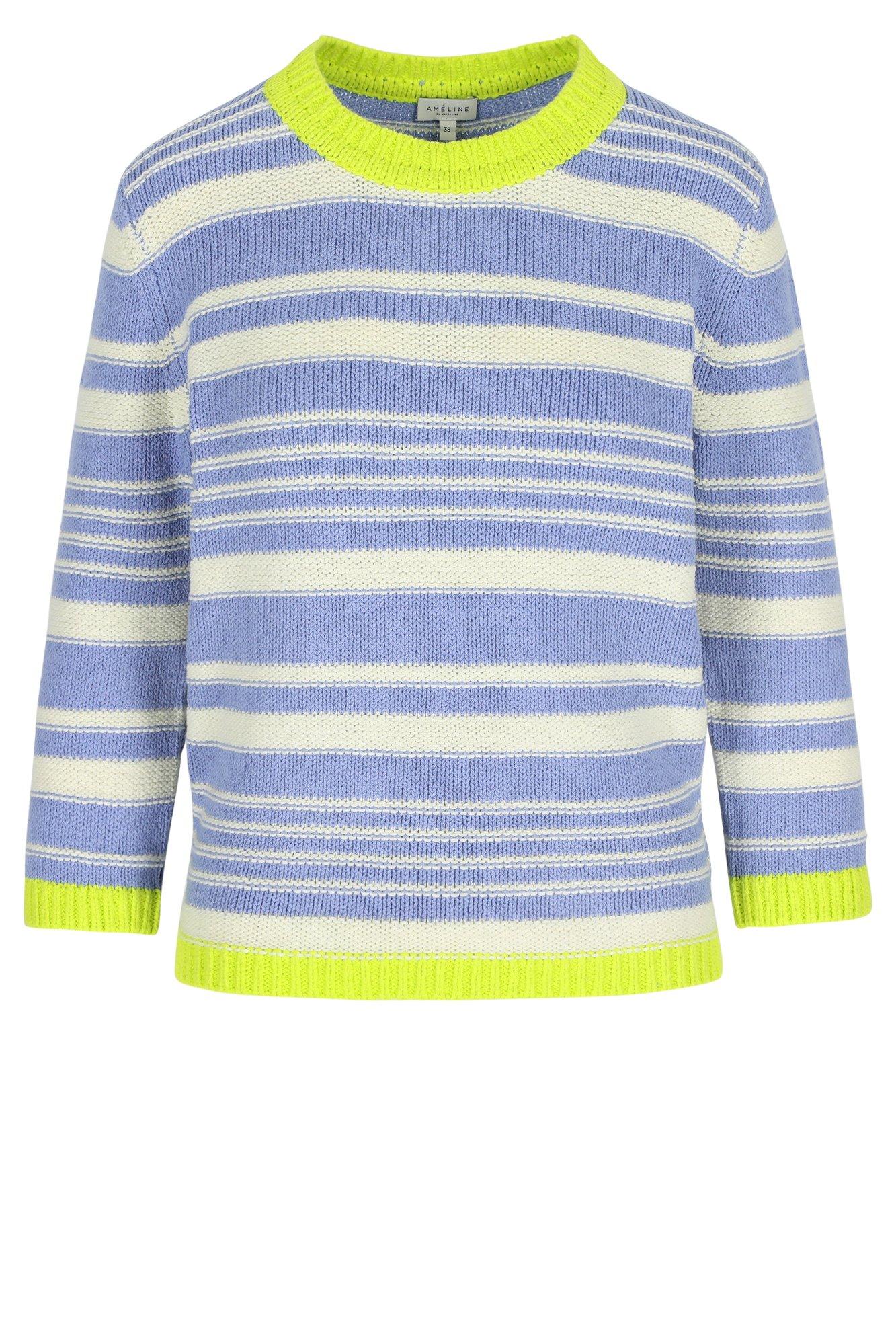 Pulls - Pull rayé en coton mélange de coton
