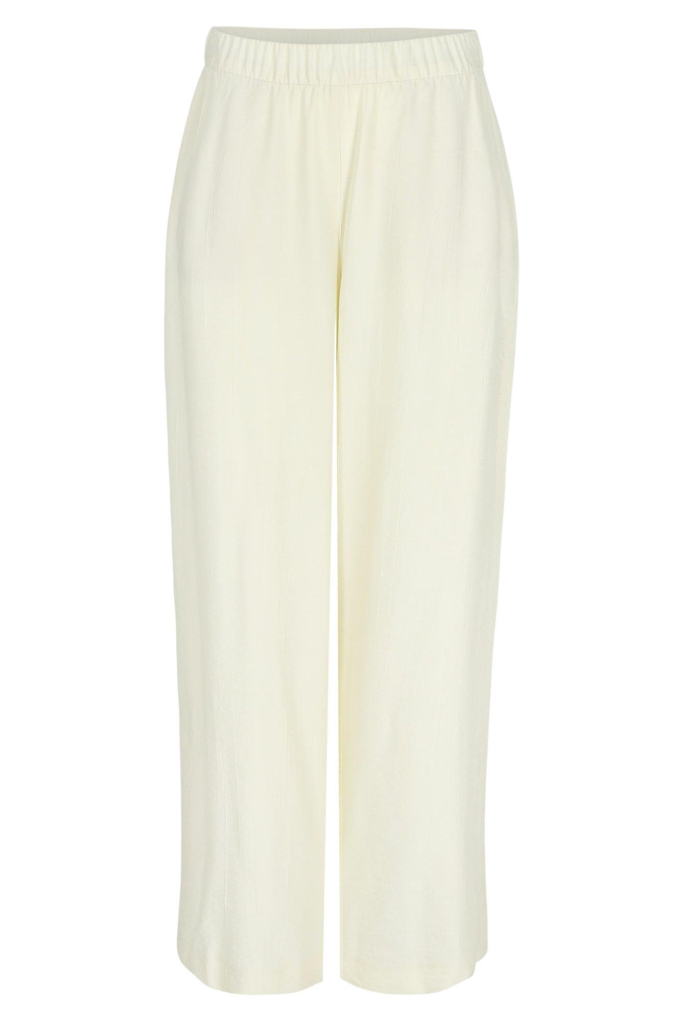 Broeken - Wijde broek met zijsplitten
