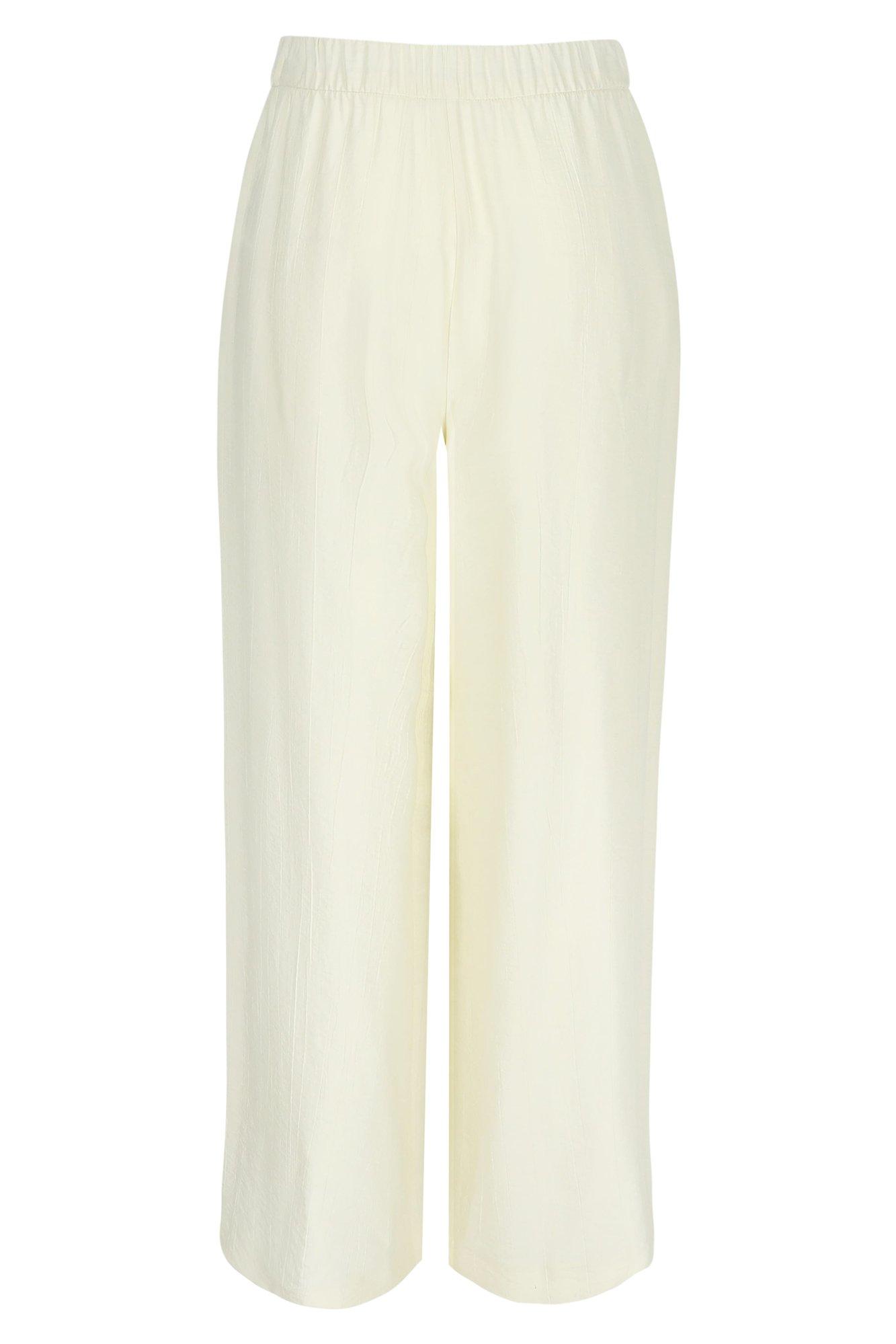 Broeken - Wijde broek met zijsplitten