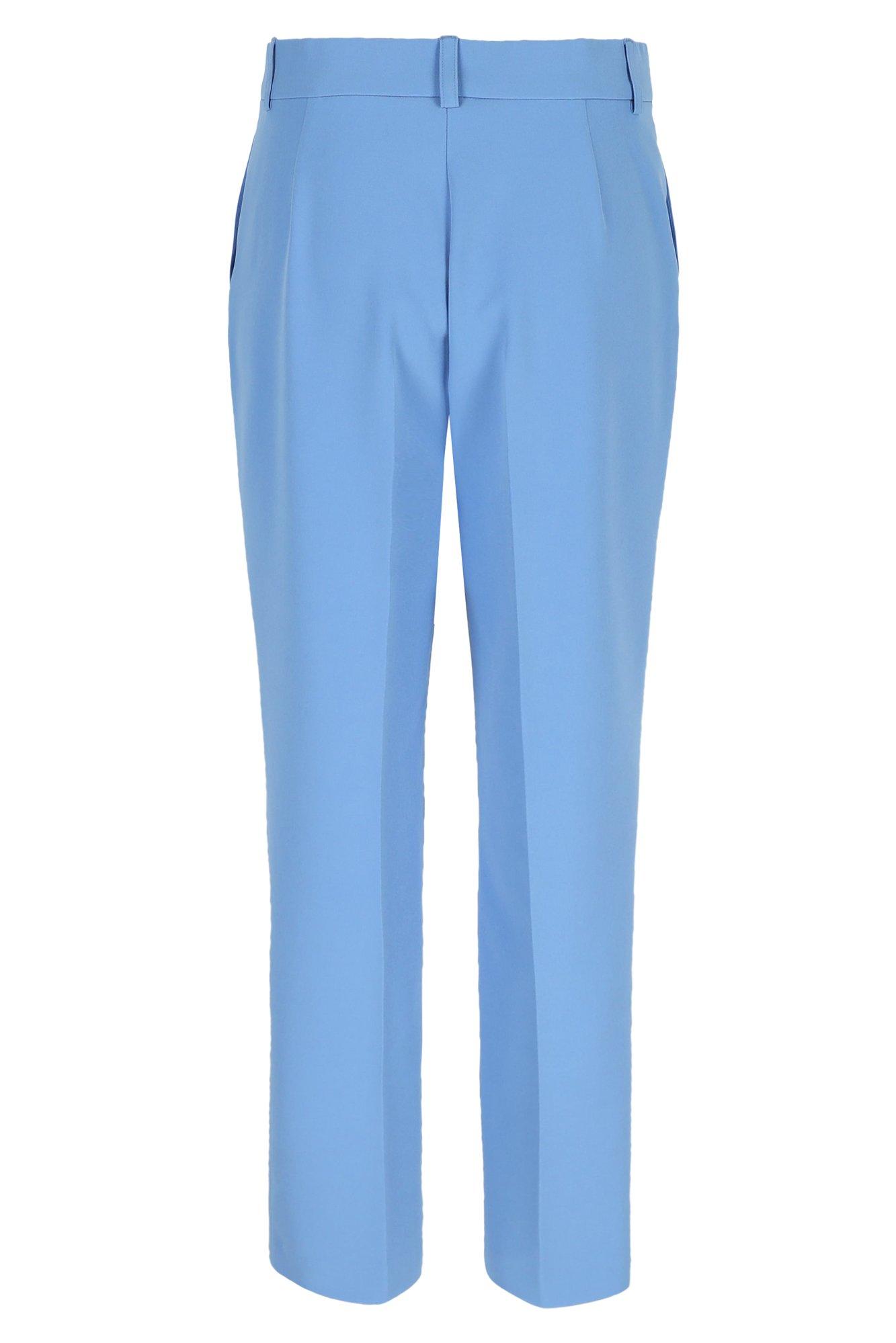 Pantalons - Pantalon en tissu confort élastiqué dos