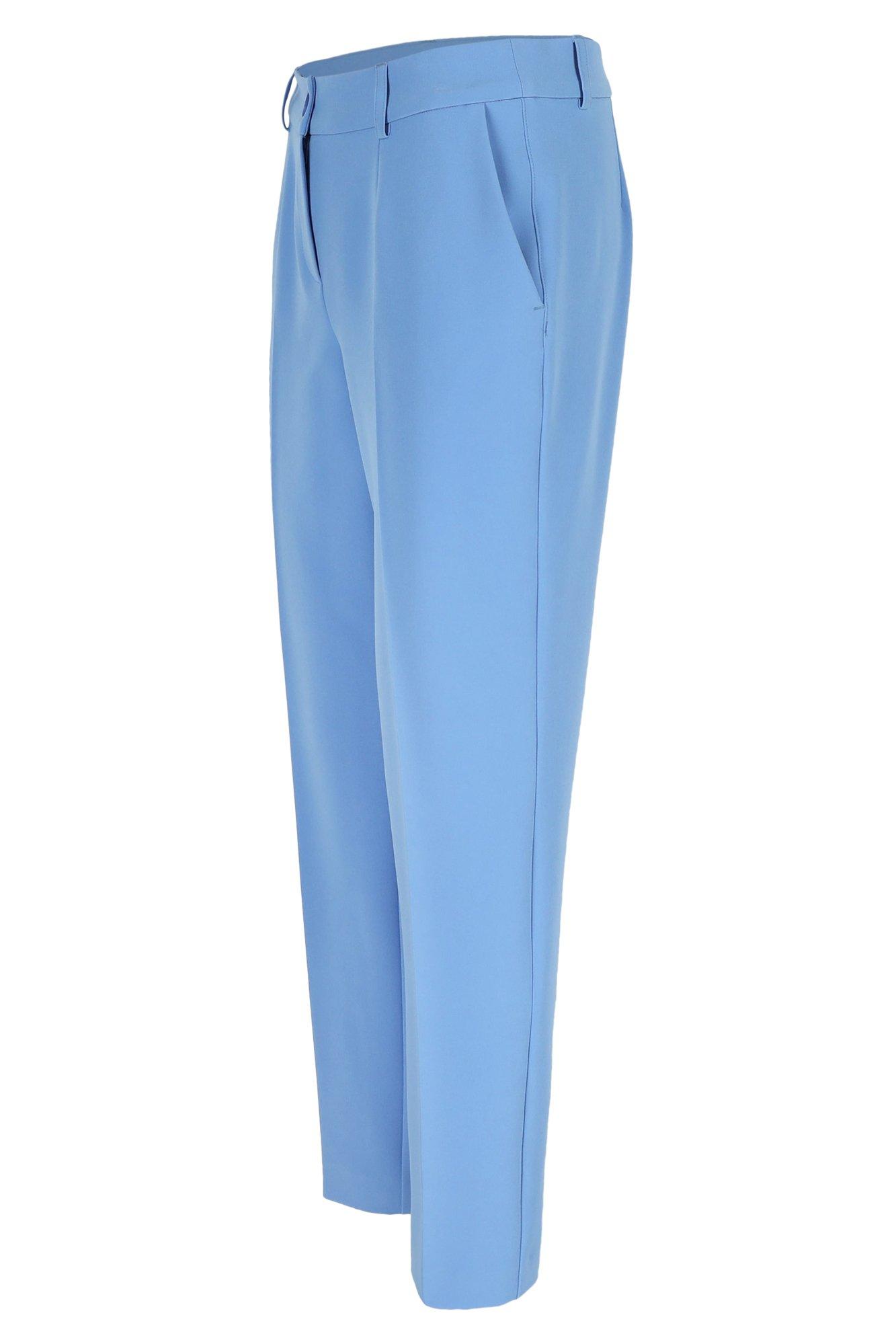 Pantalons - Pantalon en tissu confort élastiqué dos