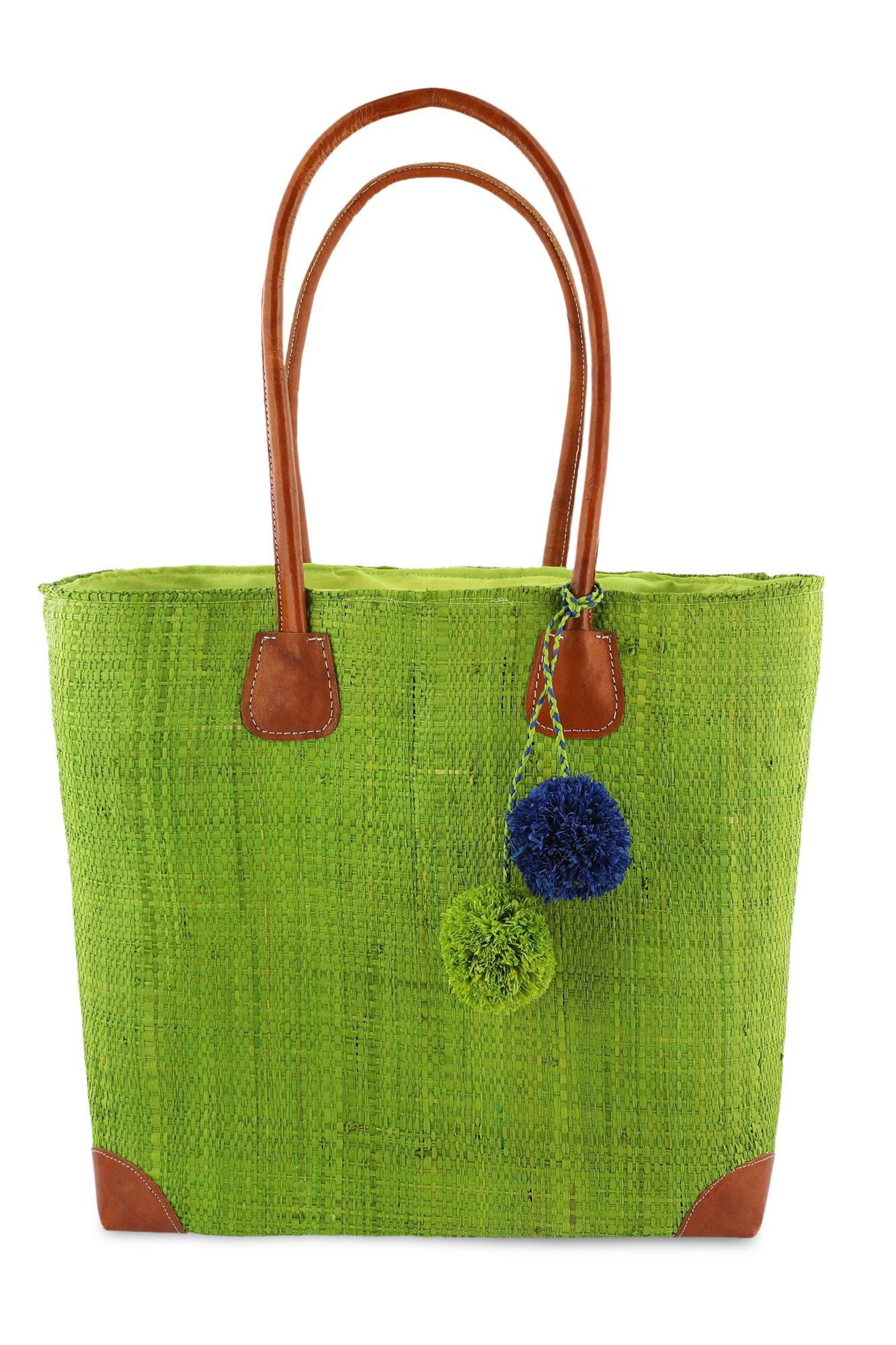 Raffia mand - null - may