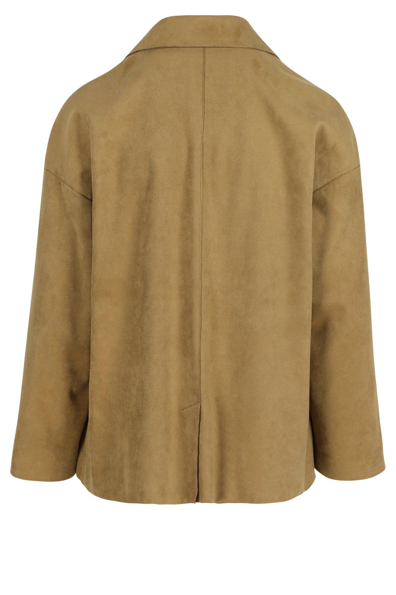 Blazers - Veste courte évasée en alcatara