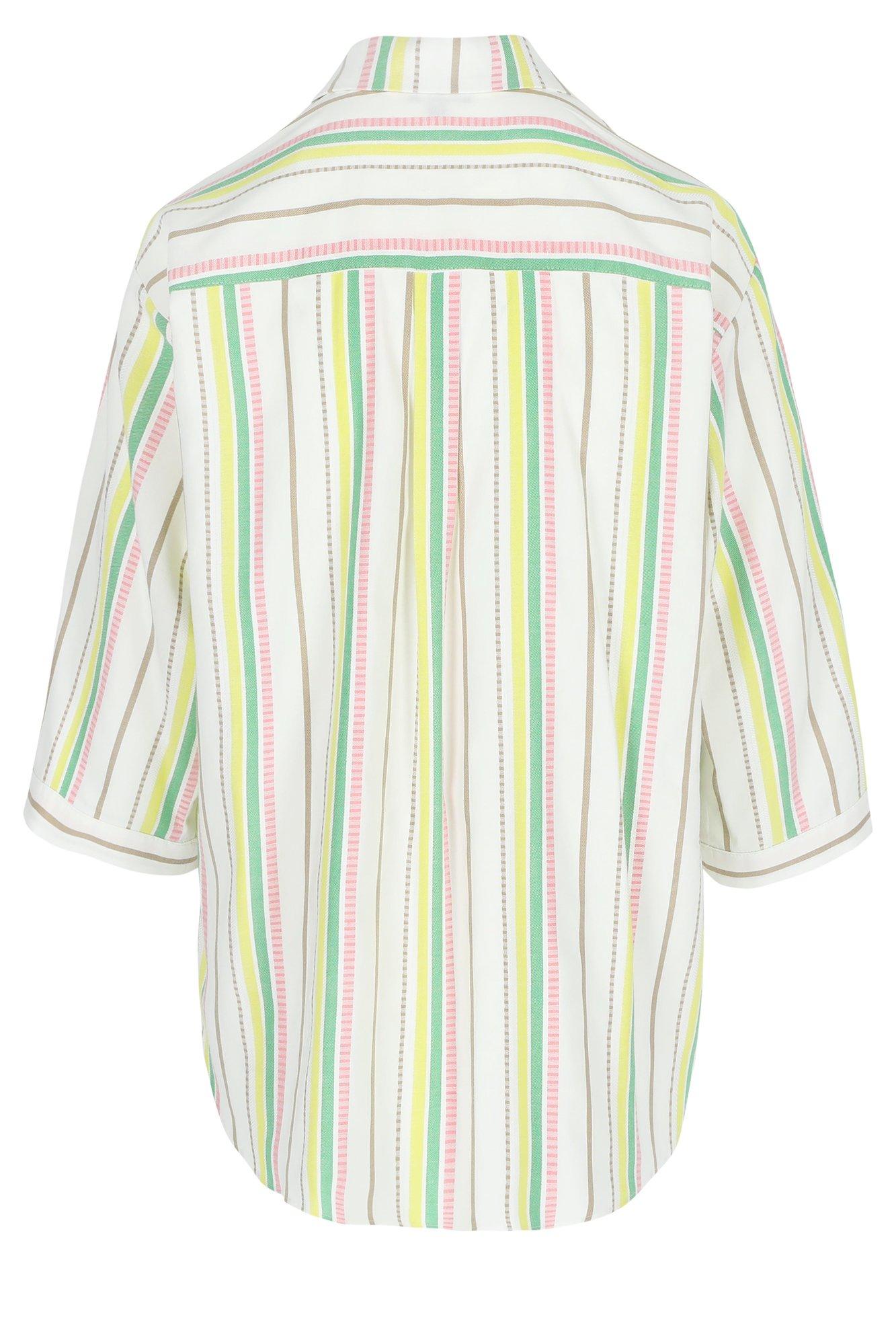 Chemises - Blouse tunique longe en mélange coton