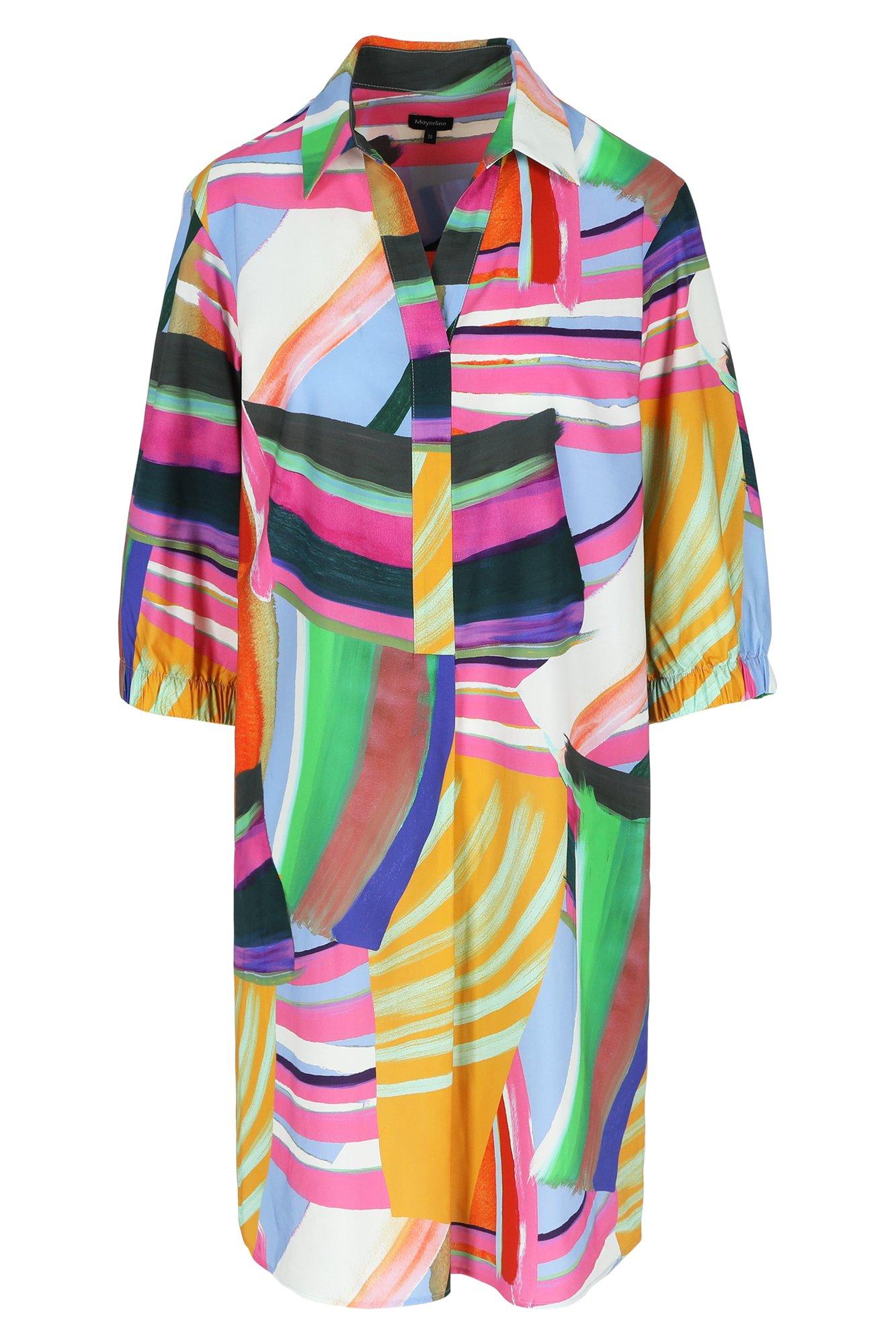 Robes - Robe imprimée en mélange coton