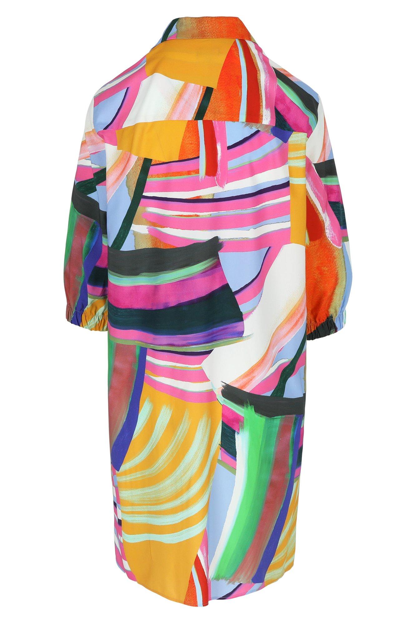 Robes - Robe imprimée en mélange coton