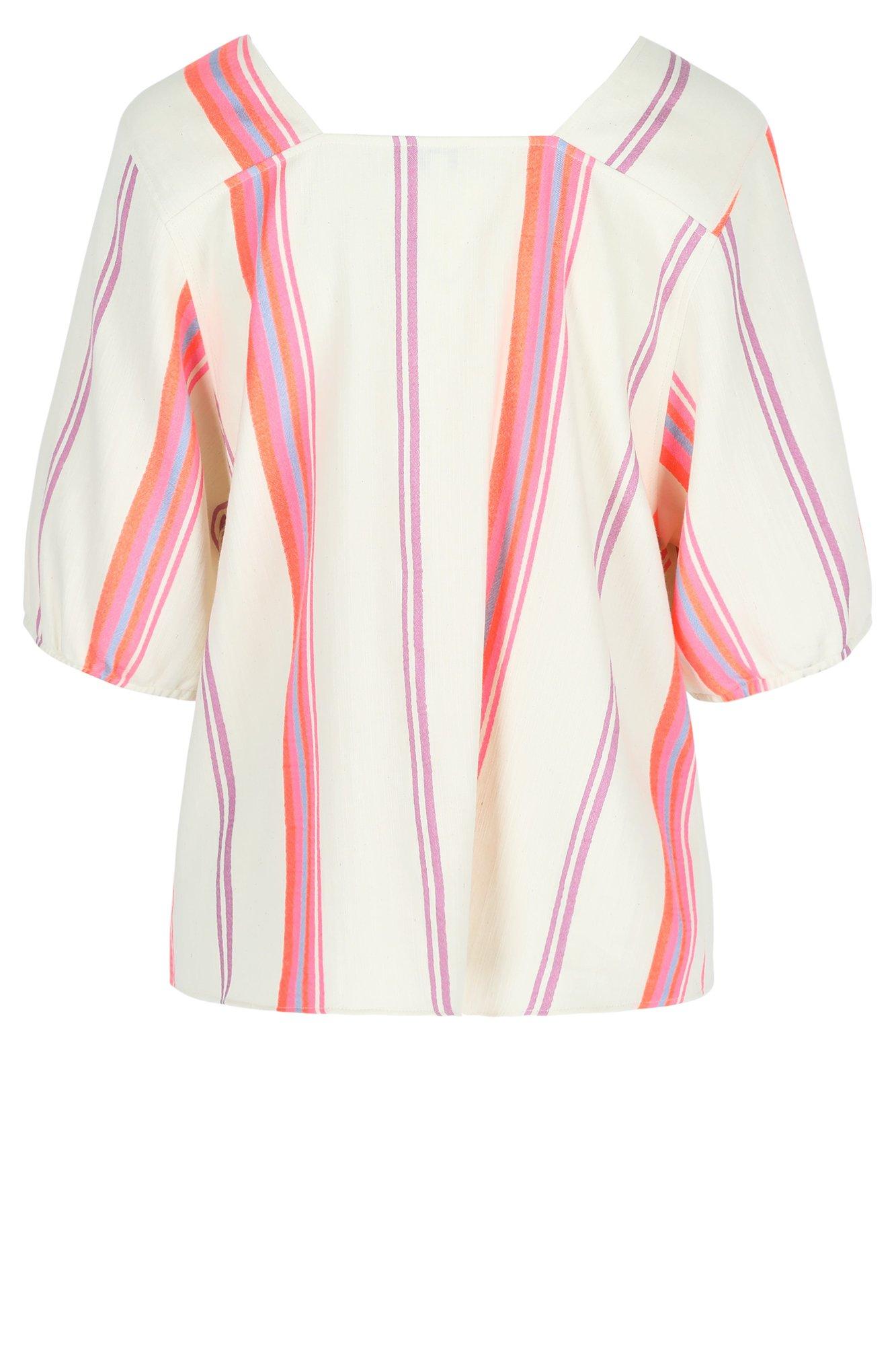 Chemises - Blouse en coton rayé