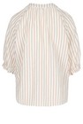 Hemden - Seersucker blouse met wijde mouw