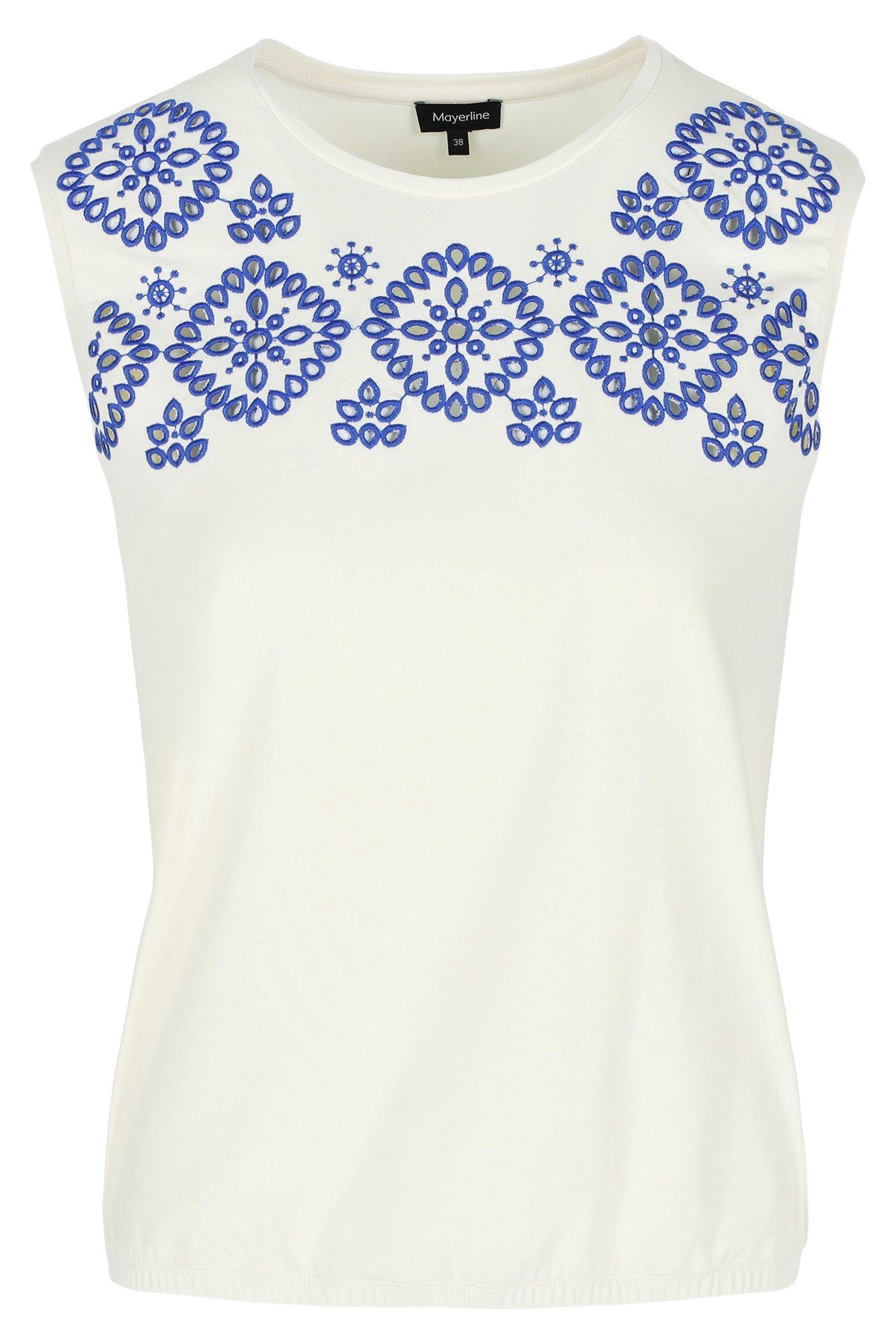 Sweatvest - Mouwloos T-shirt op elastiek