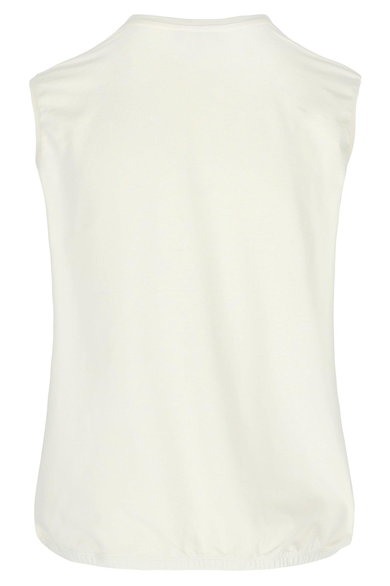 Sweatvest - Mouwloos T-shirt op elastiek