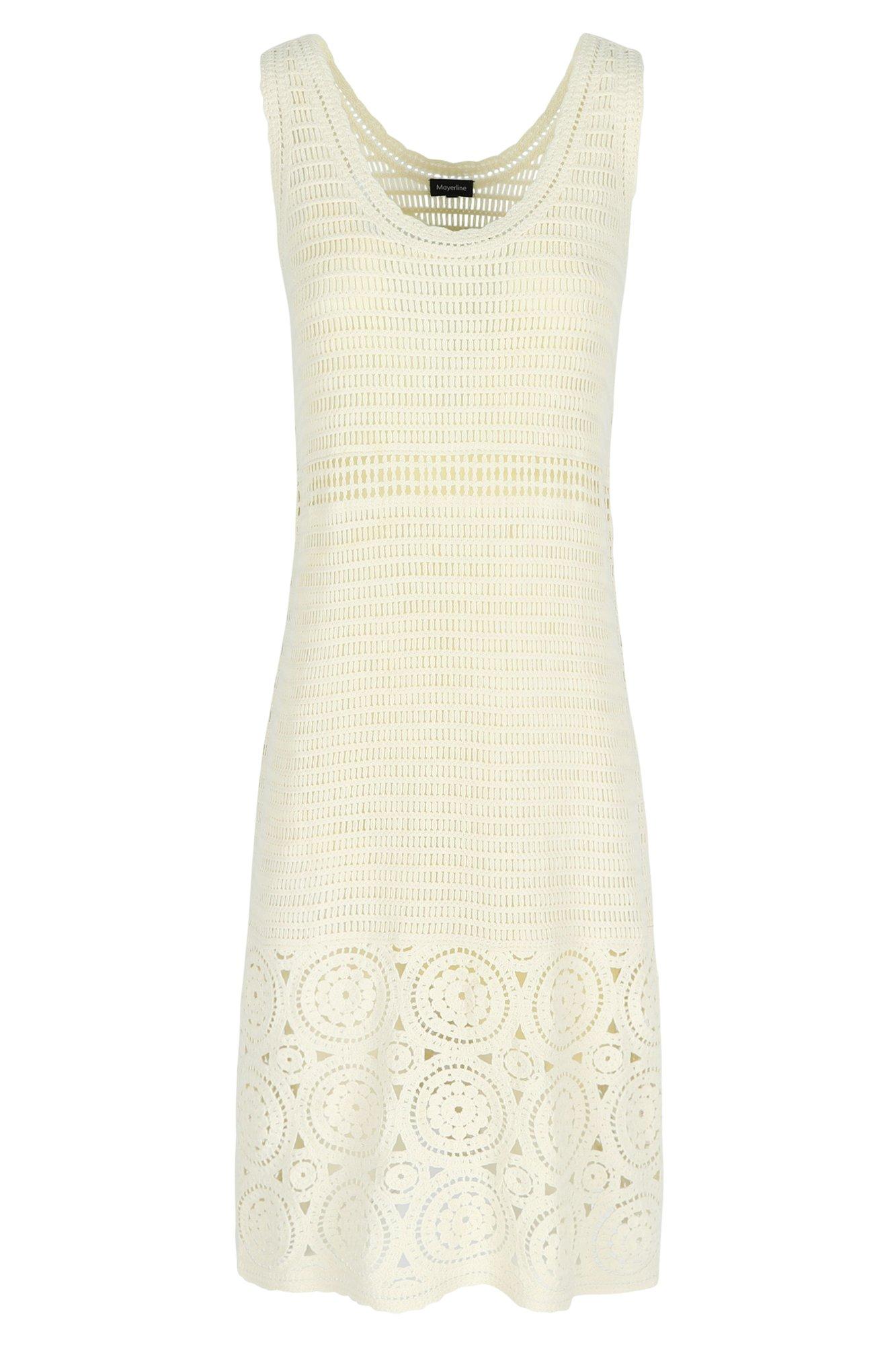 Robes - Robe crochetée mi-longue en coton