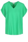 Hemden - Crinkle blouse met V-hals