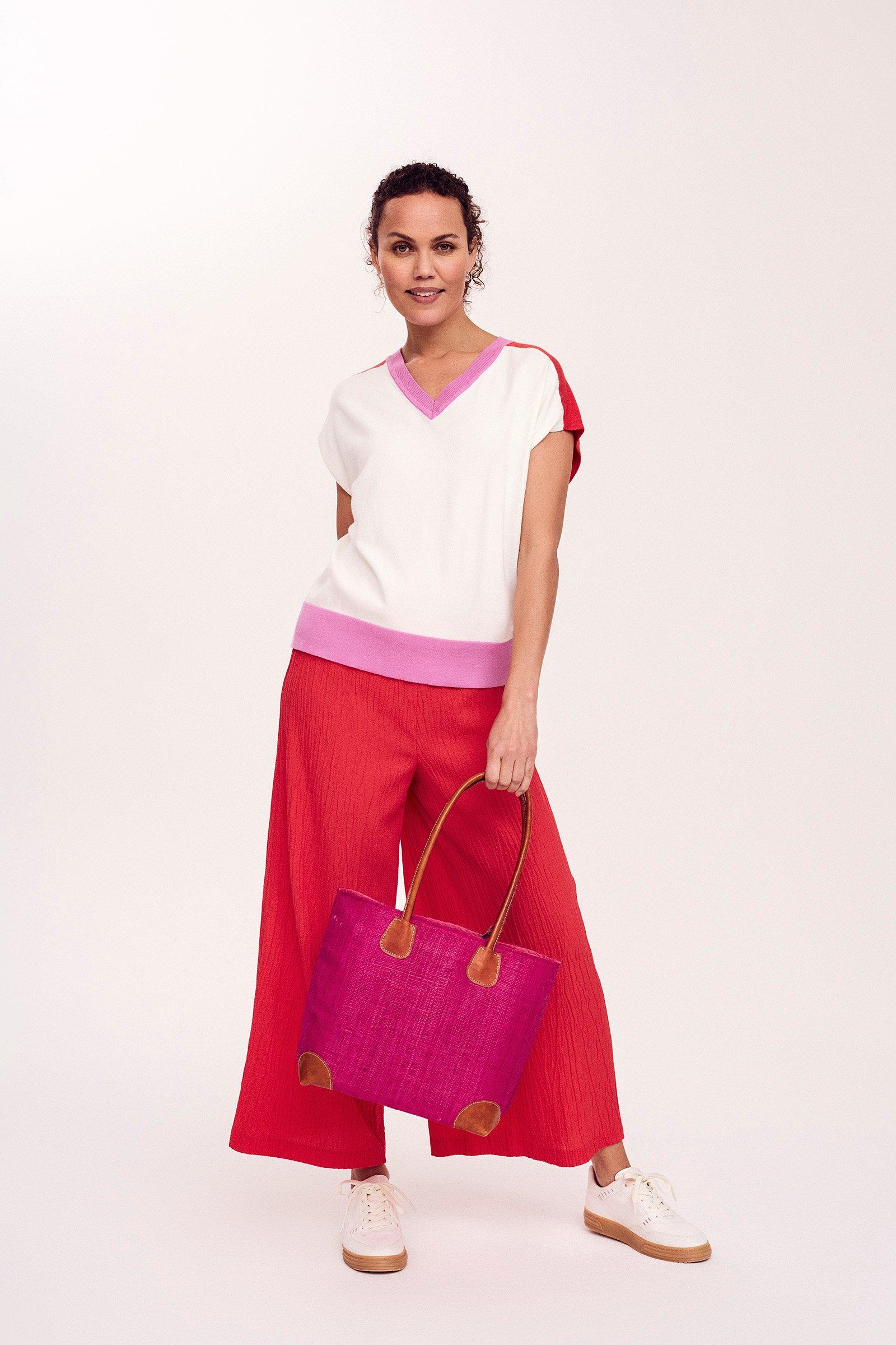 Pulls - Top colourblocking en maille