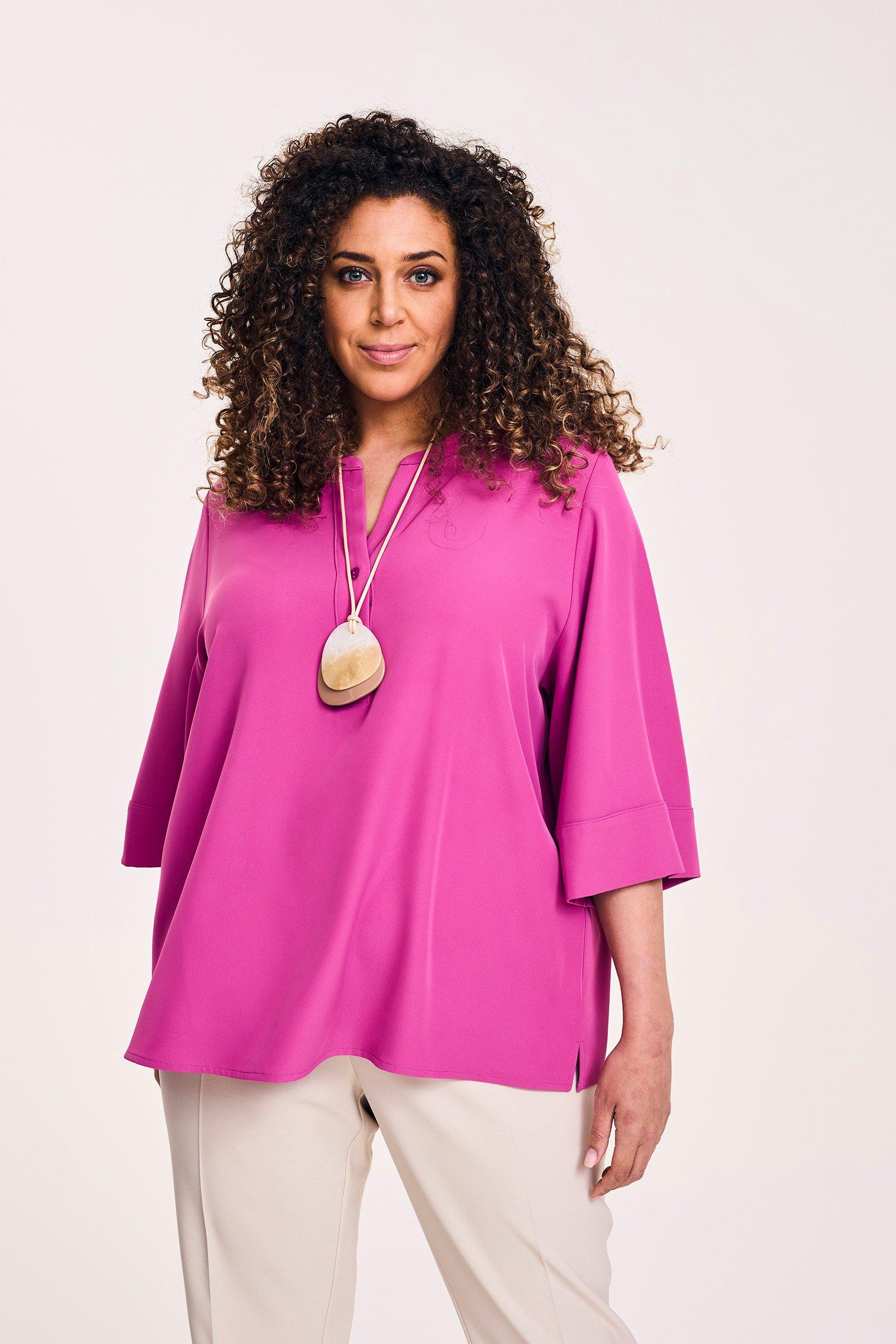 Losse easy care blouse