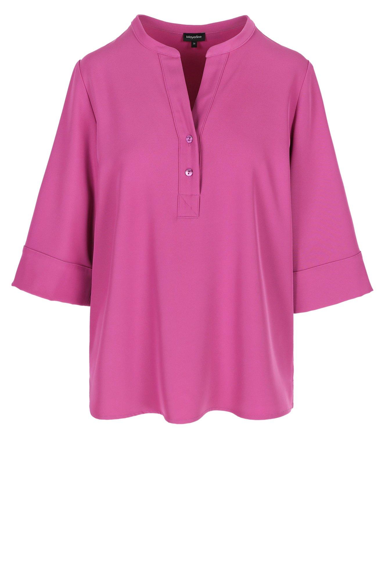 Hemden - Losse easy care blouse