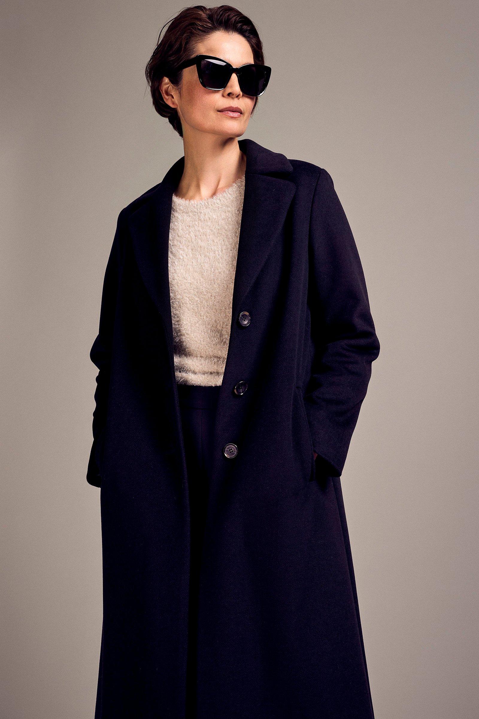 Manteaux - Long manteau toucher cachemire