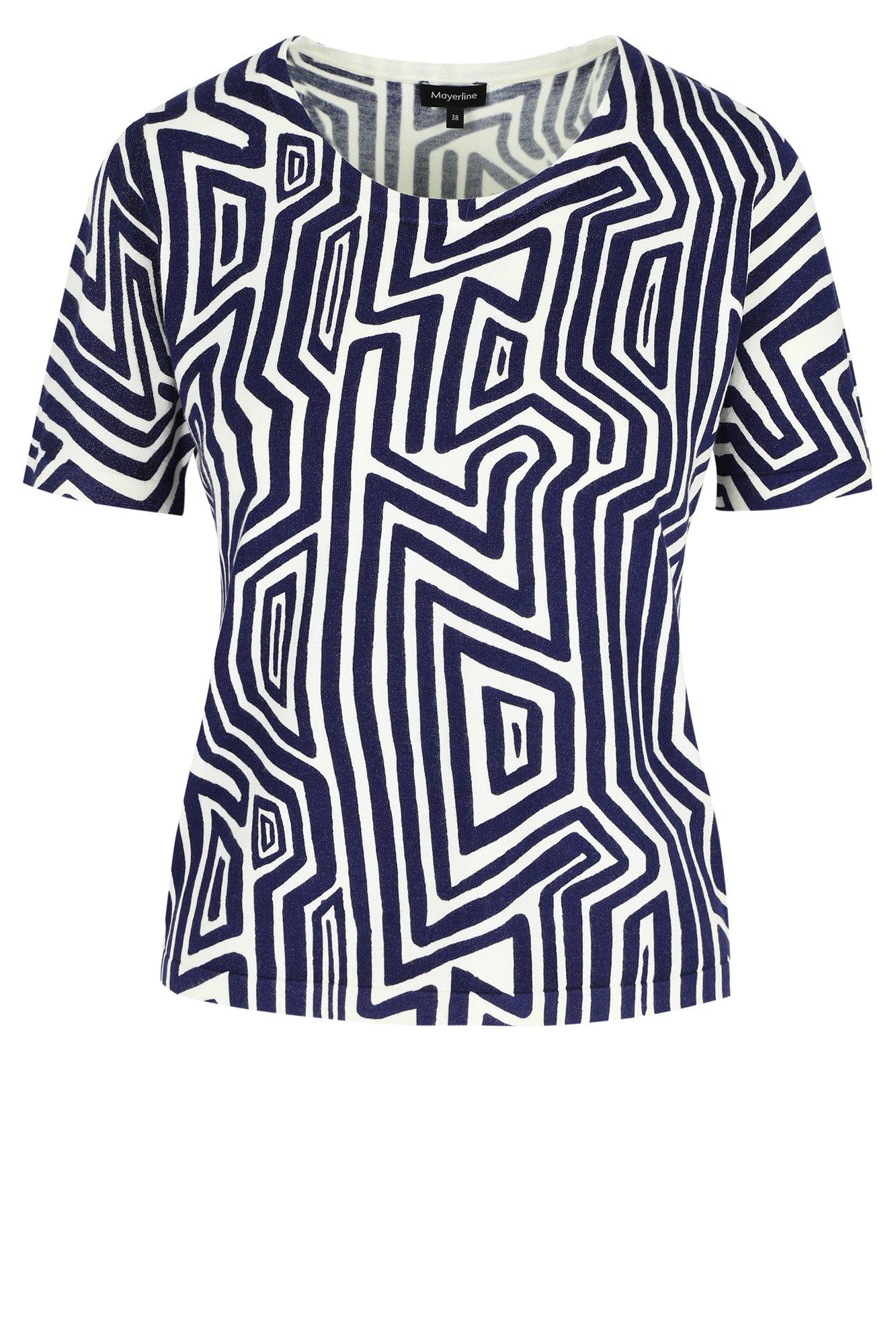 Pull bicolore manches courtes - null - may