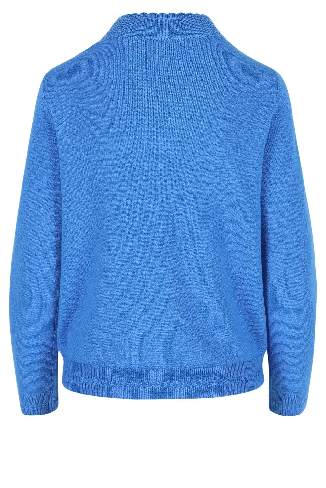 Pulls - <pull col en V en laine mérinos et cachemire